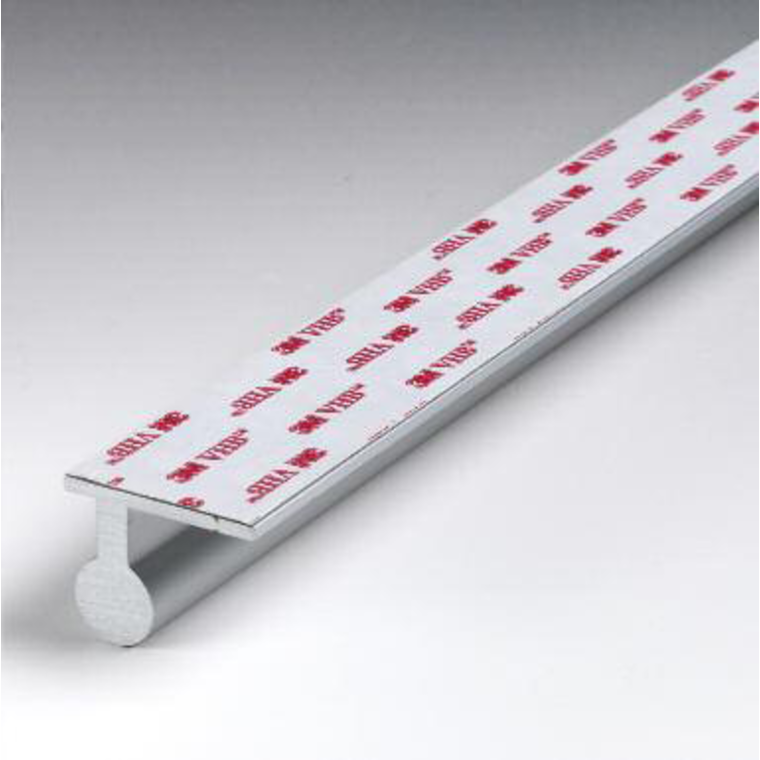 Handgreep met bevestiging VHB, B35 H27.5 L230, mat aluminium
