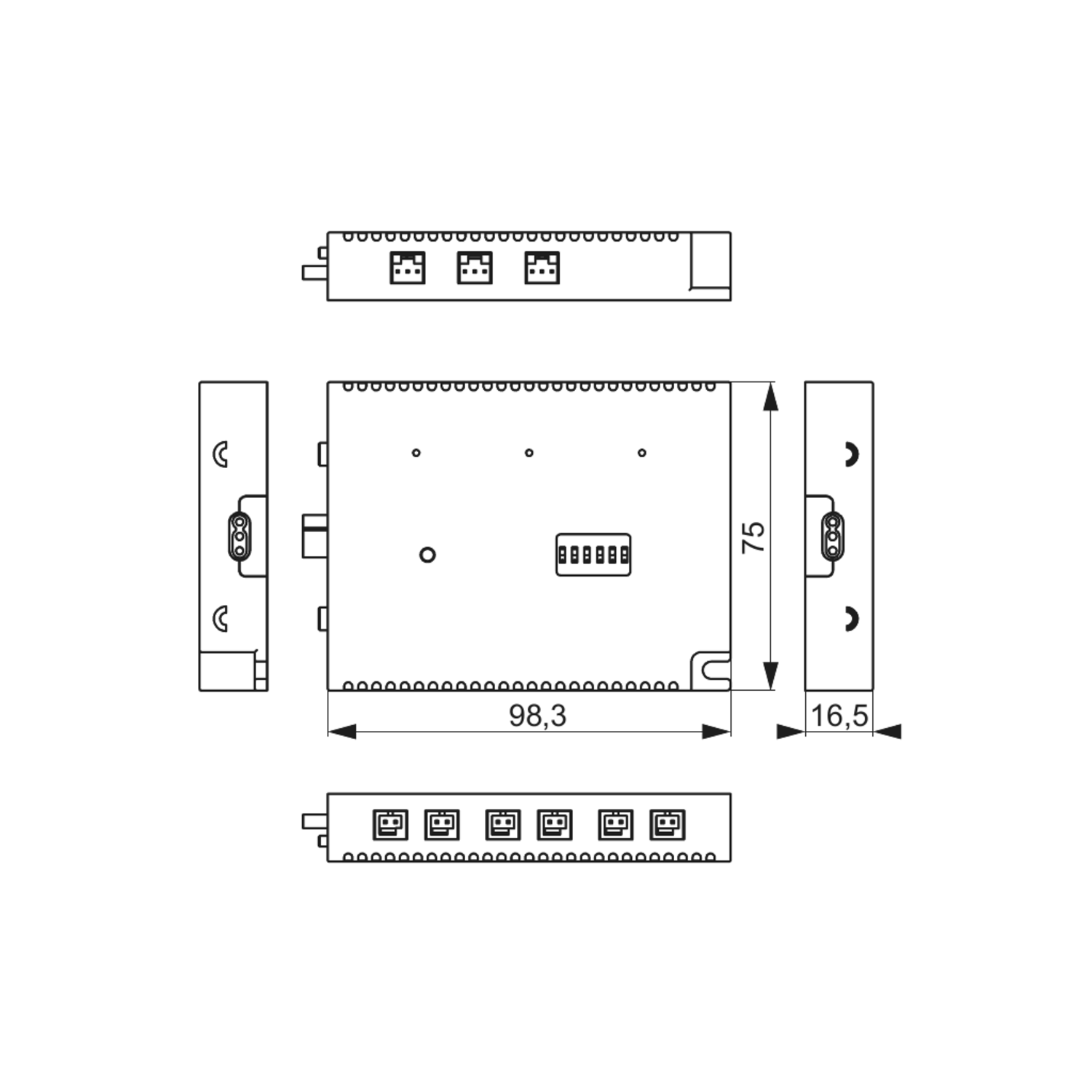 Mec Driver Module interrupteur 24V - 3 groupes 