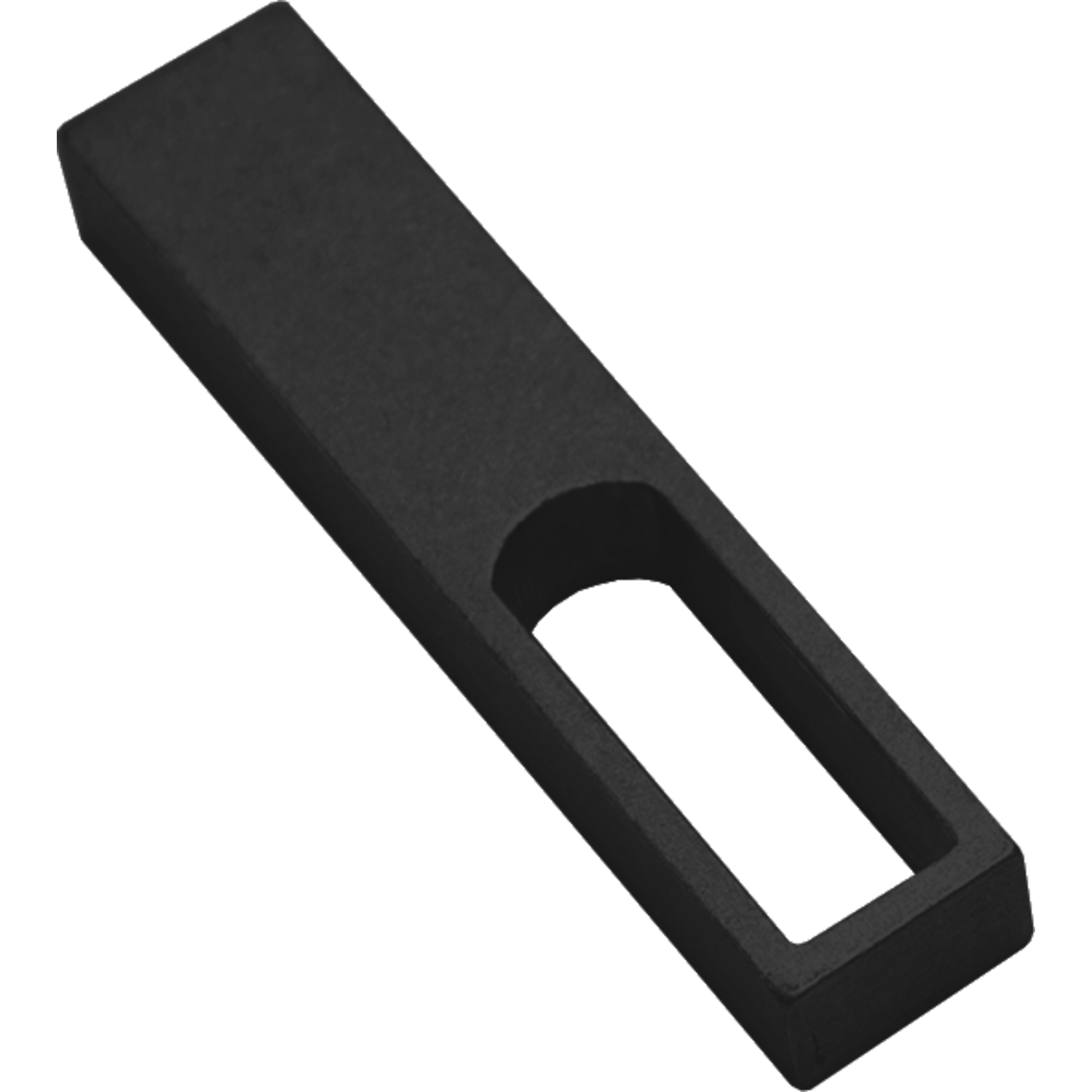 Support centrale pour barre de penderie    linear alu blanc