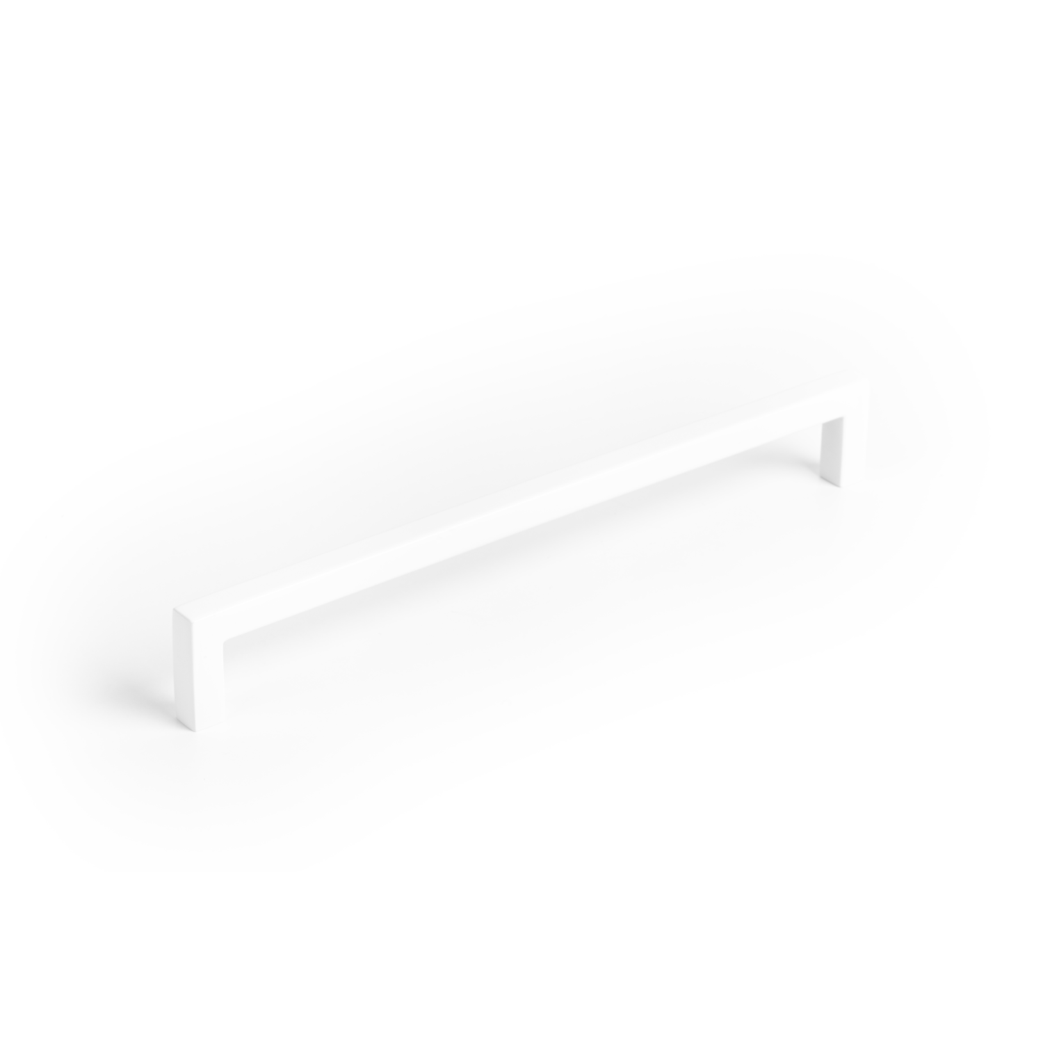 Poignée U BA192 L200.5 zamac mat blanc