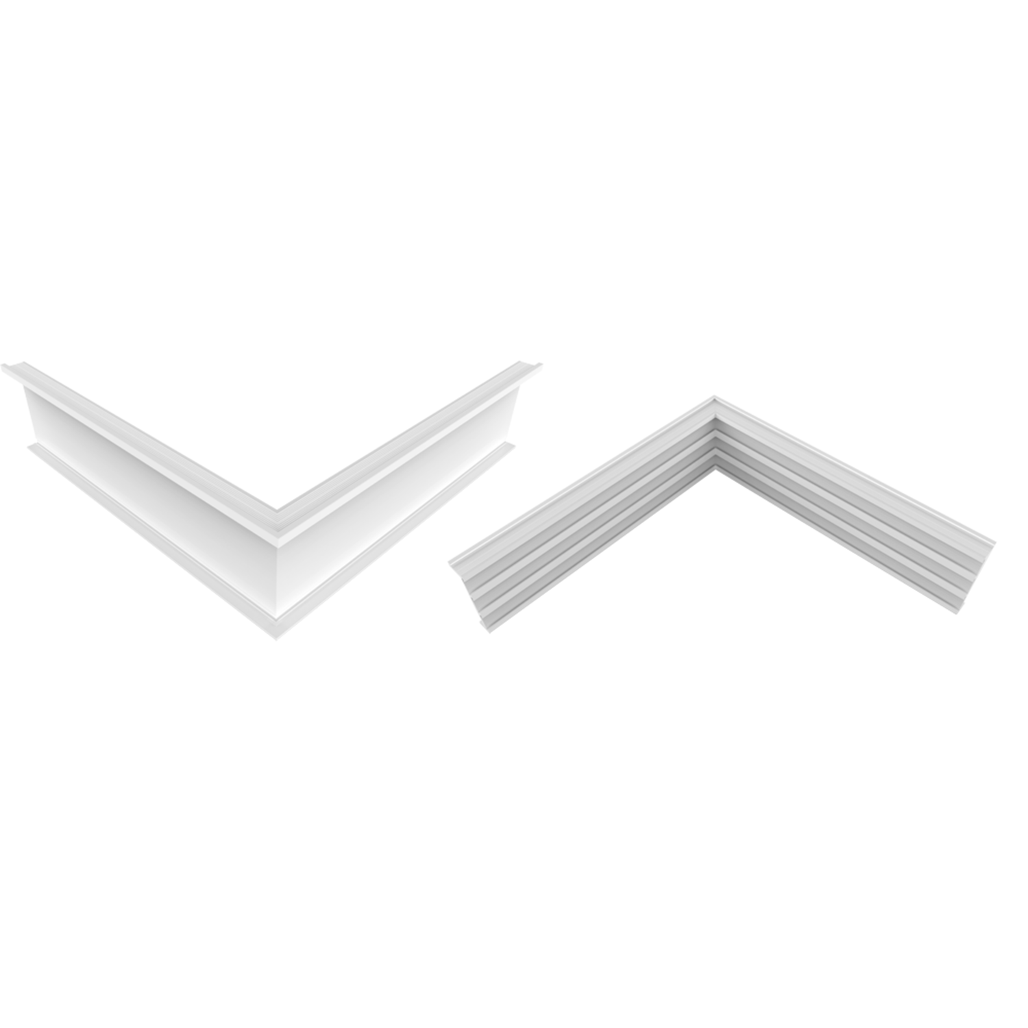 Xinnix XP50 hoek 45° 300X30mm zwart primer (10 sets)