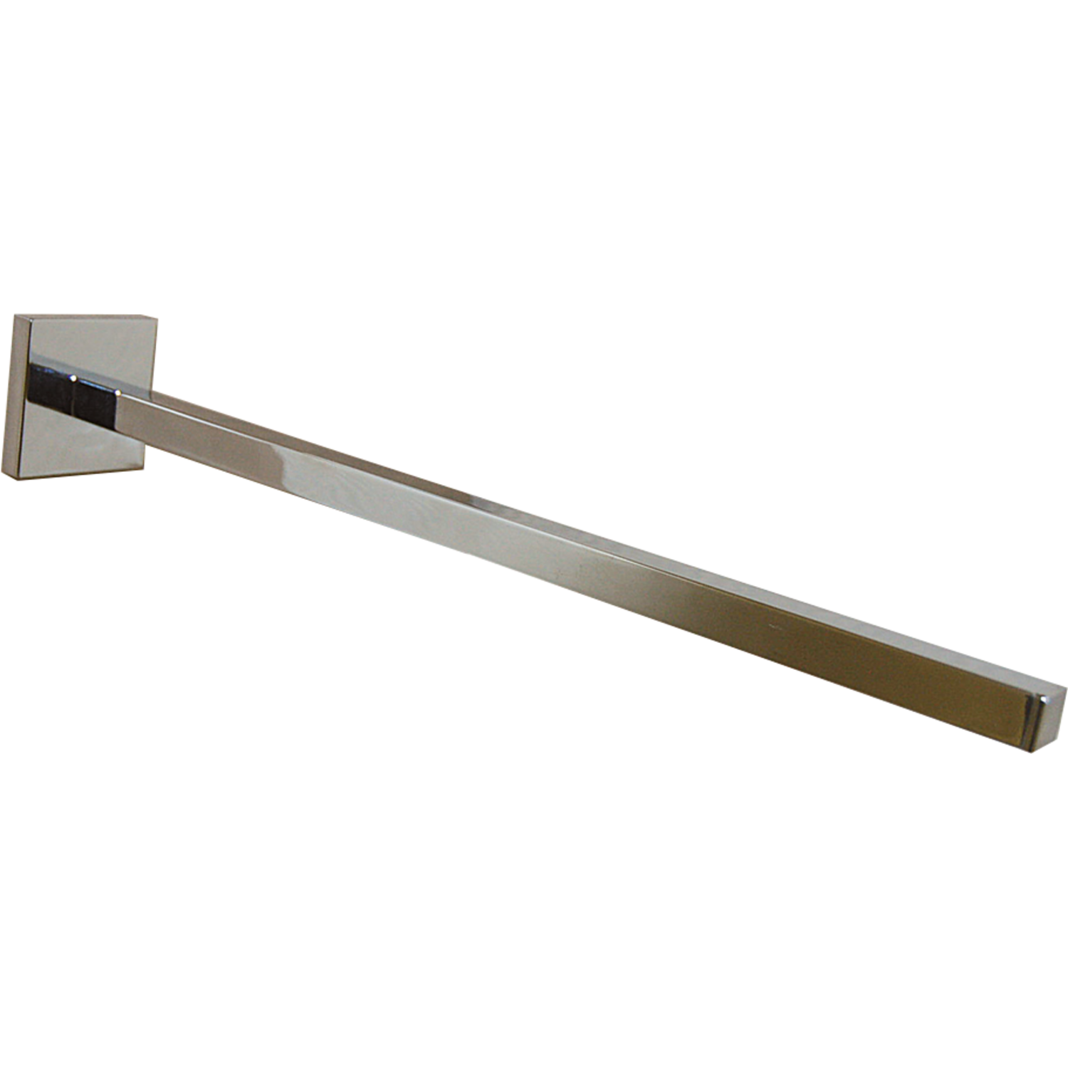 Porte-serviette carré chrome-1 bras 10x375mm  