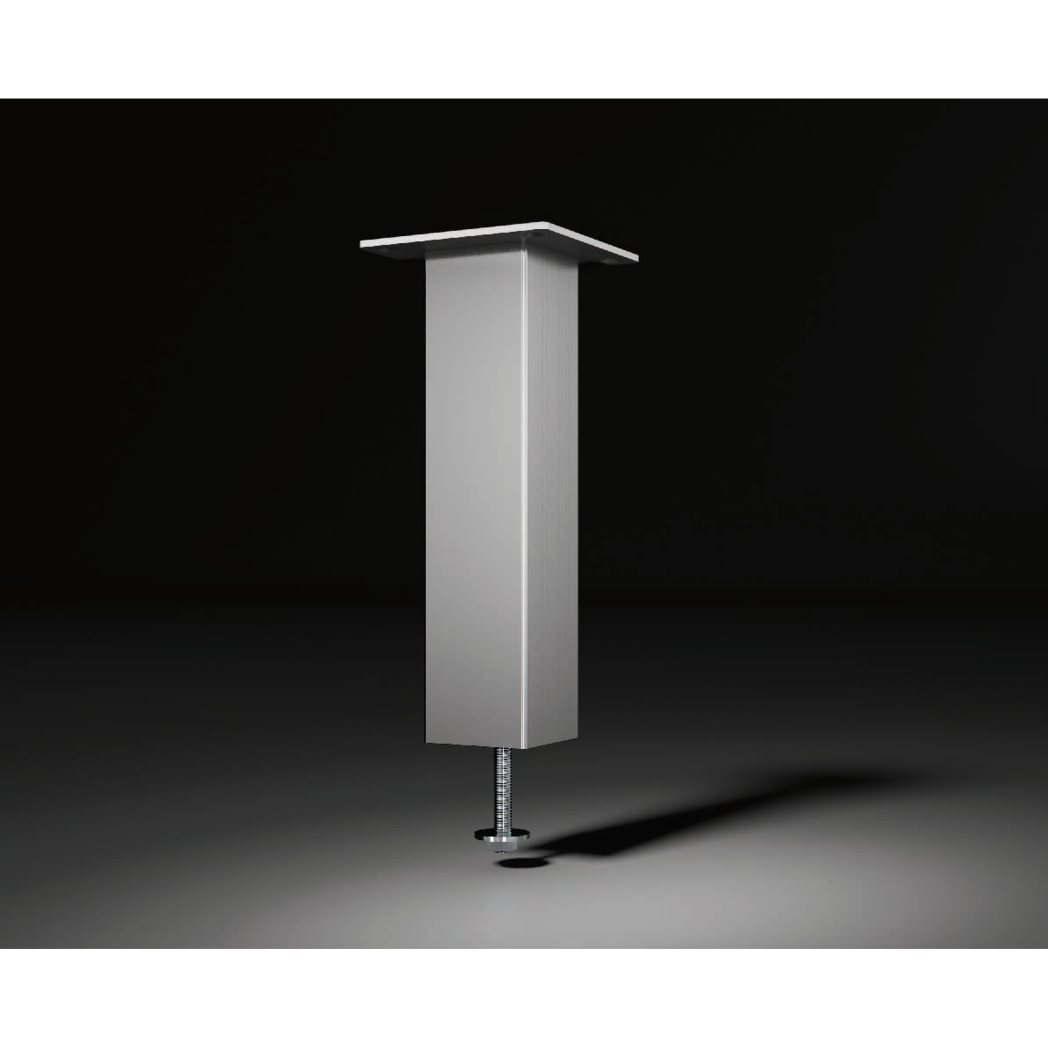 Support de bar capri droit 50x50 inox  