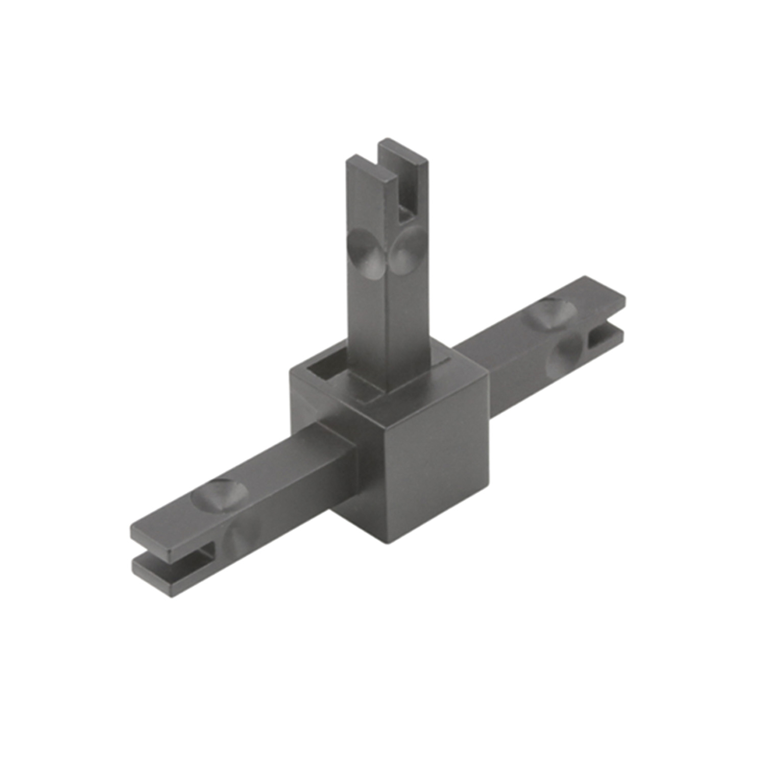 Cadro 3-voudig 2D-verbindingshoek roestvrij staal finish
