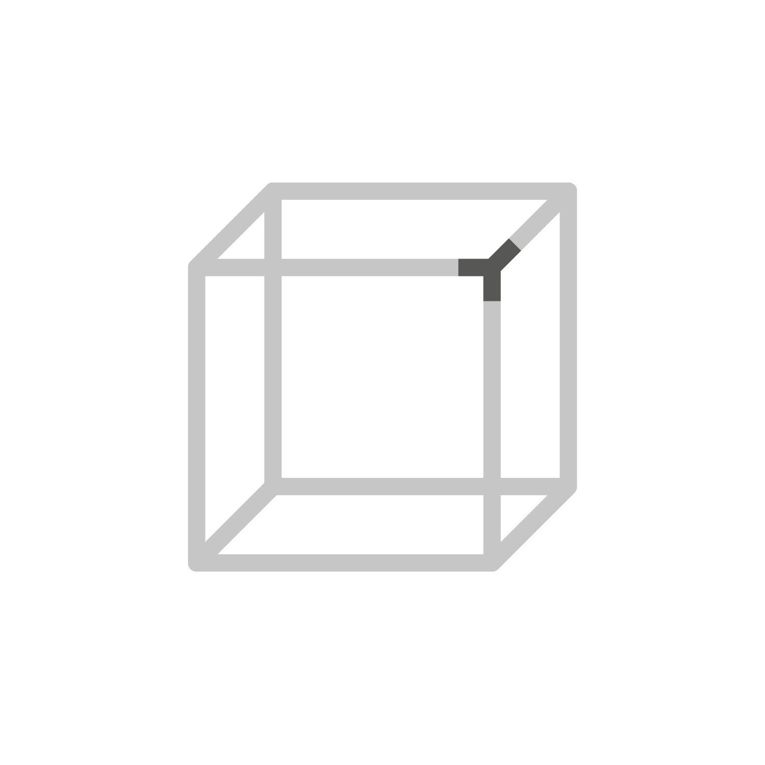 Cadro Nœud d’assemblage triple, liaison LED noir mat