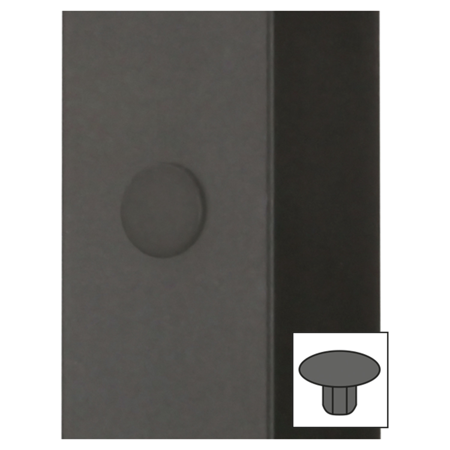 Cadro Cache pour la vis de blocage M5 noir