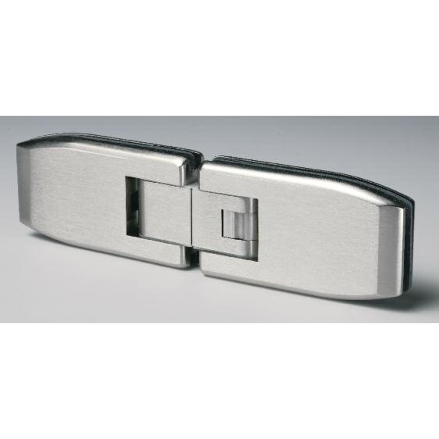 Charnière serie 600 régl.verre/verre 8/12mm ligne inox look