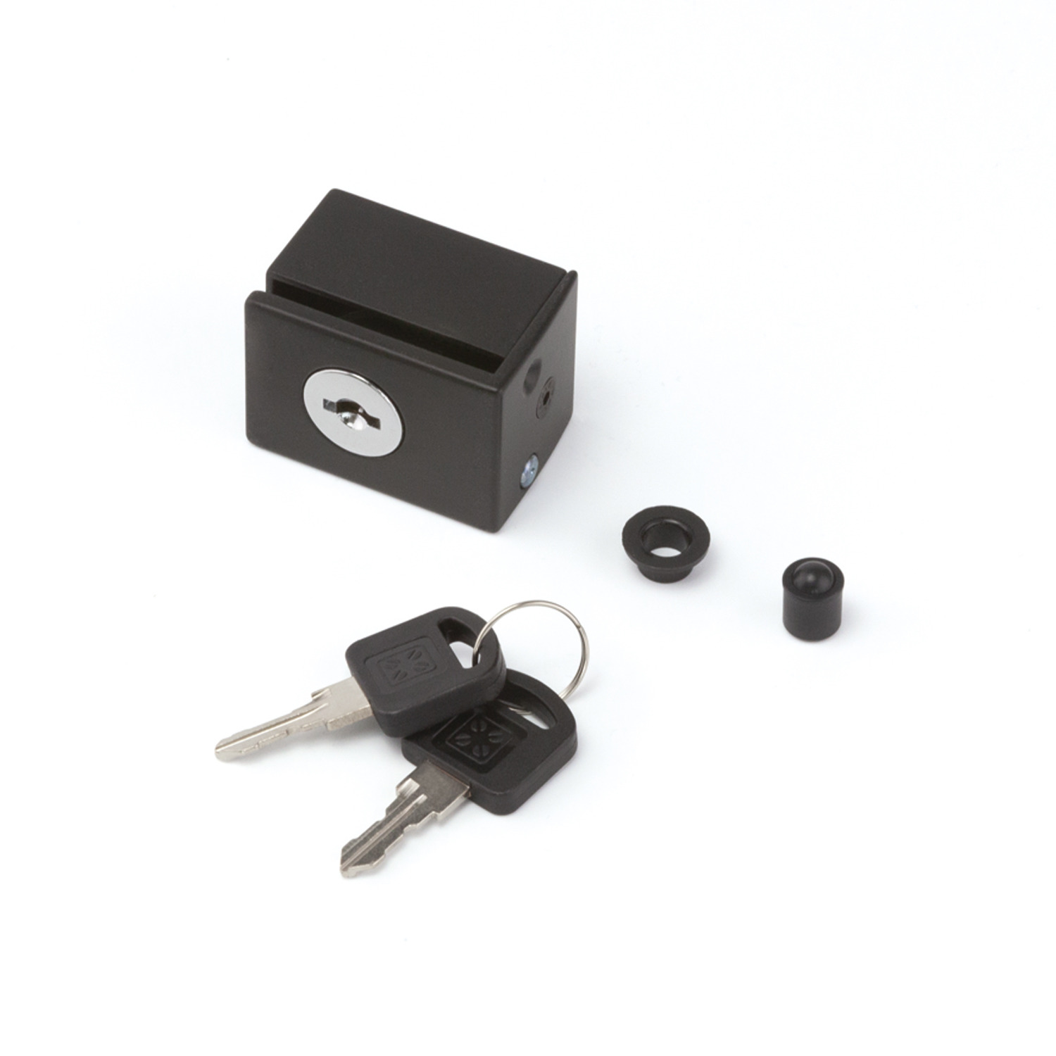 Cadro Vitrine Serrure pour porte en verre Aspect inox