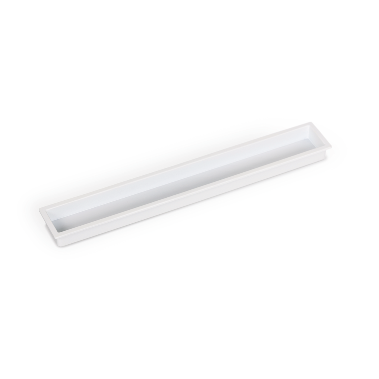 Greep CUBIC L160 zamak mat wit