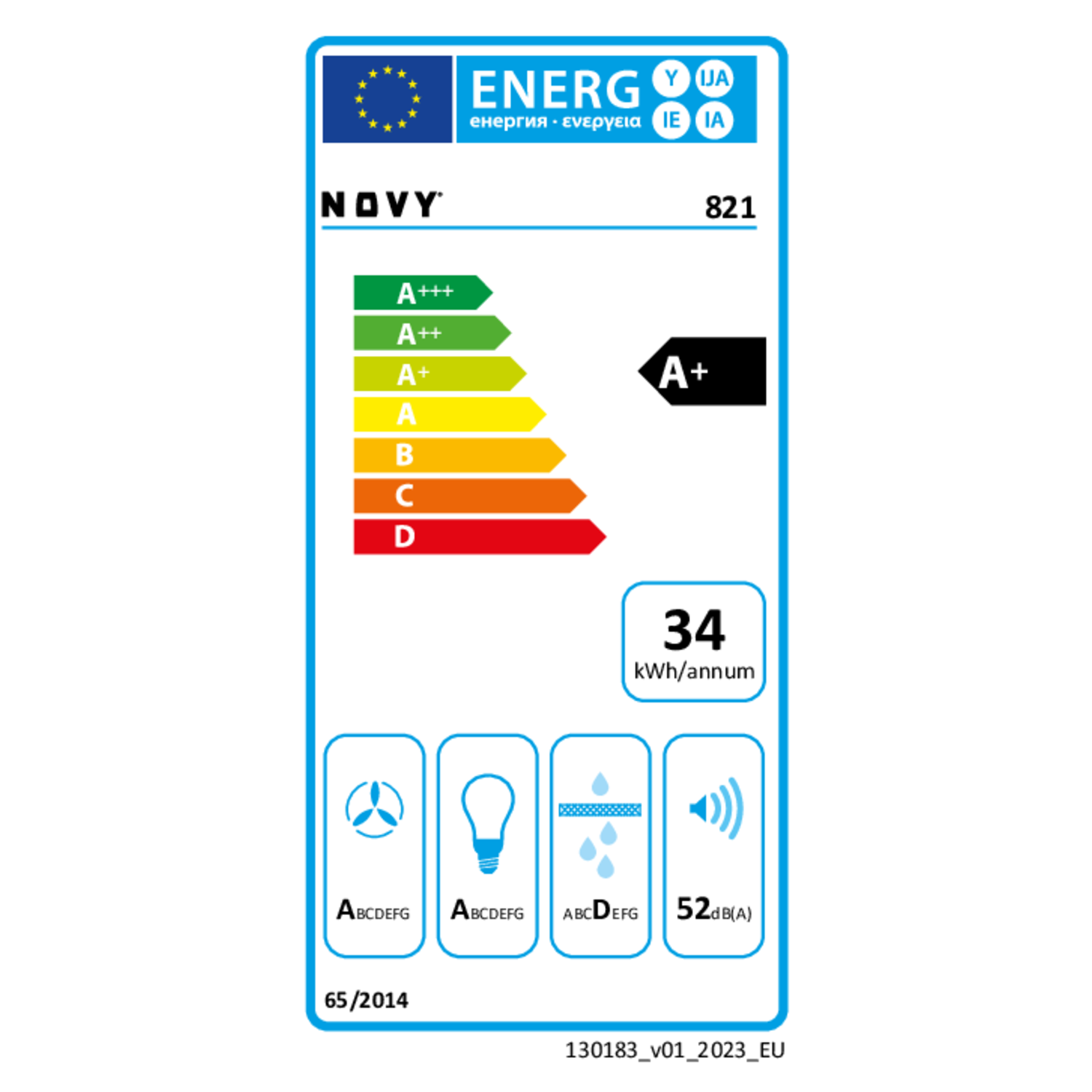 Novy Mini Pureline 90 cm blanc 