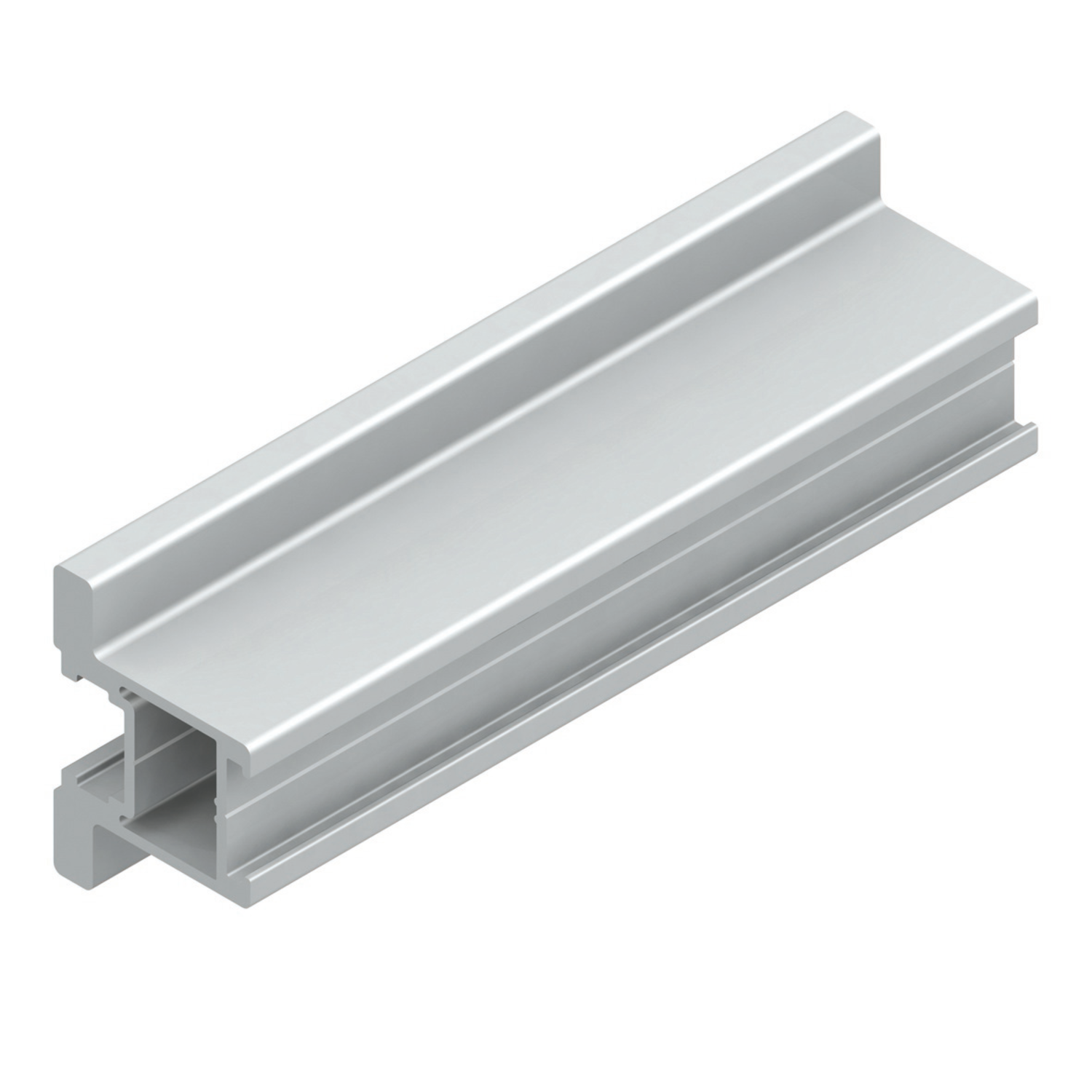 Vertikaal profiel TRBase25 Floor 2.9m alu zilver
