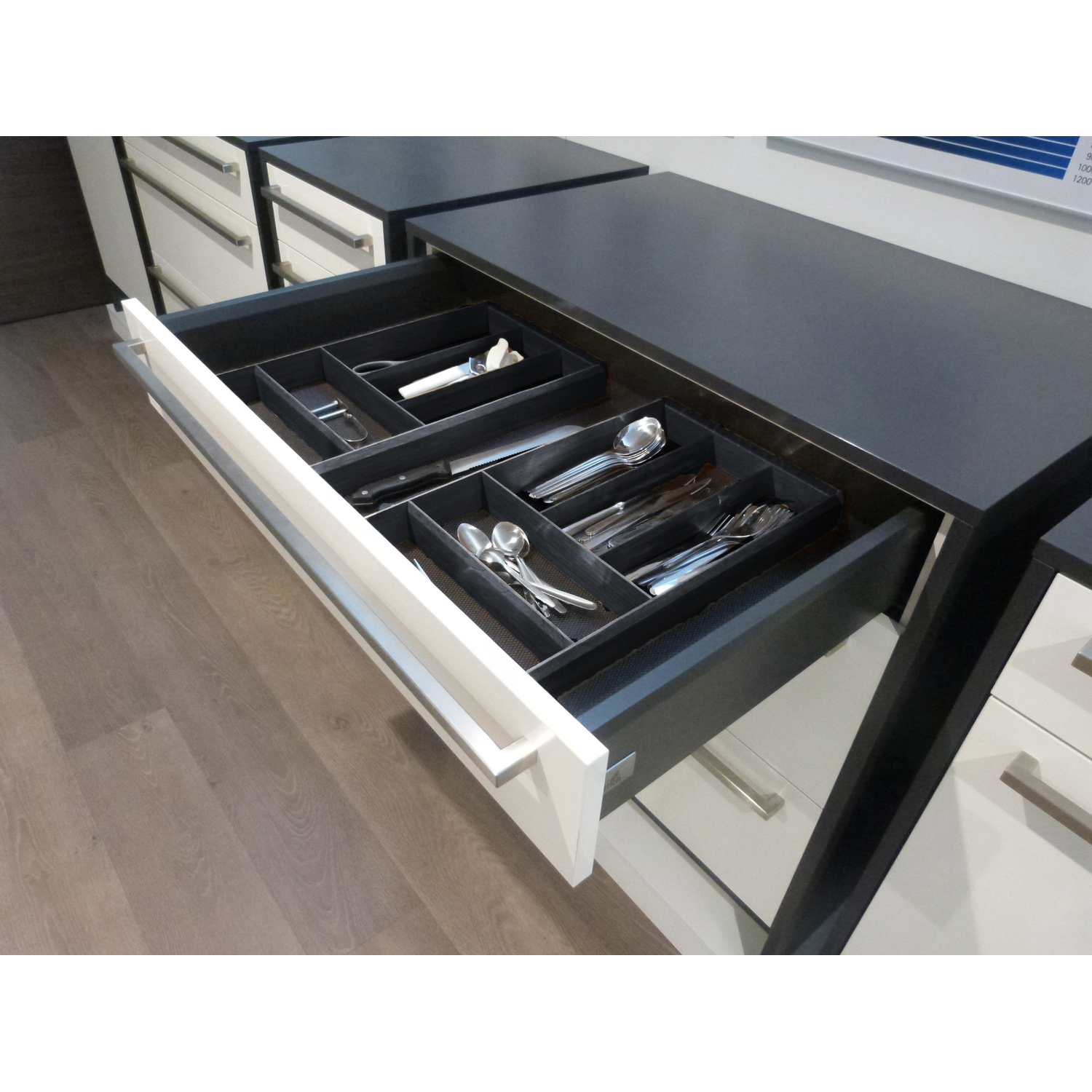 Modulo set range couvert chêne+antidérap. c.120 1124 x 473 x 50