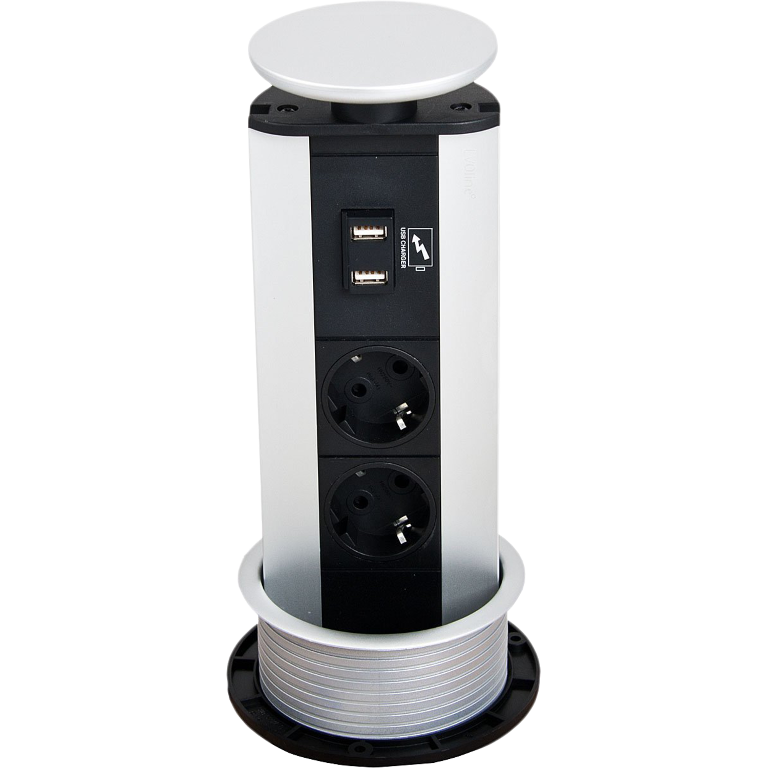 Evoline powerport usb wit nl-d-l met usb lader