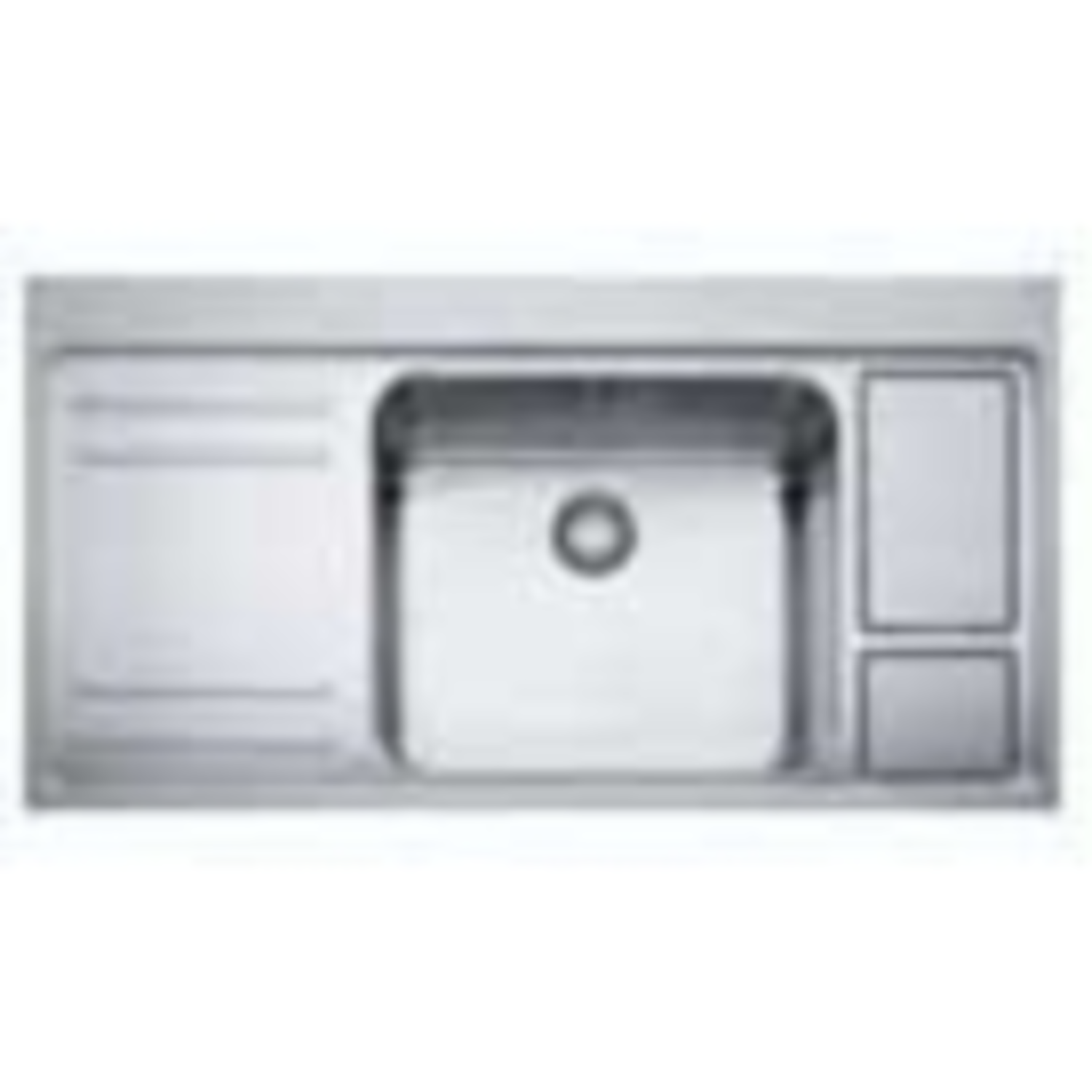 Franke largo rvs 1000x520 rechts onderbouw