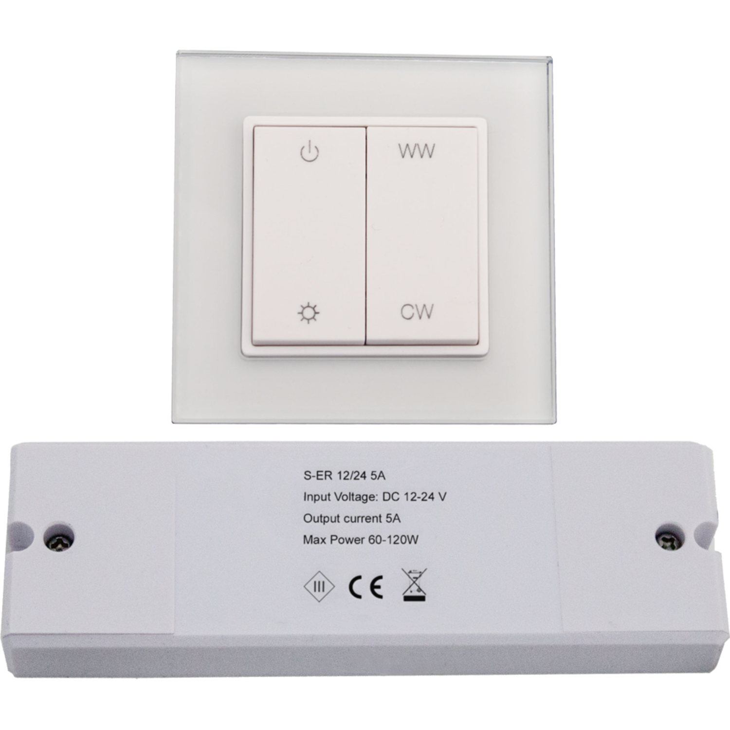 Led Emotion stutgart + interrupteur mural 60W émetteur/convertisseur/interrupteur