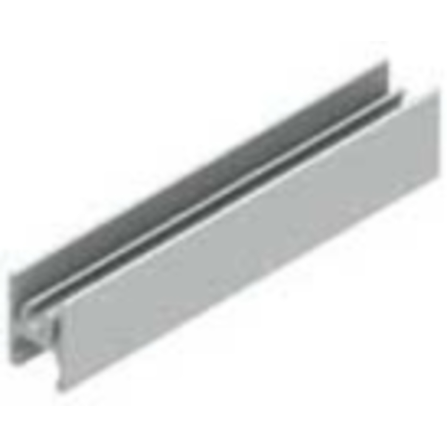 Profil-U horizontal support RS-Base 4m alu blanc  