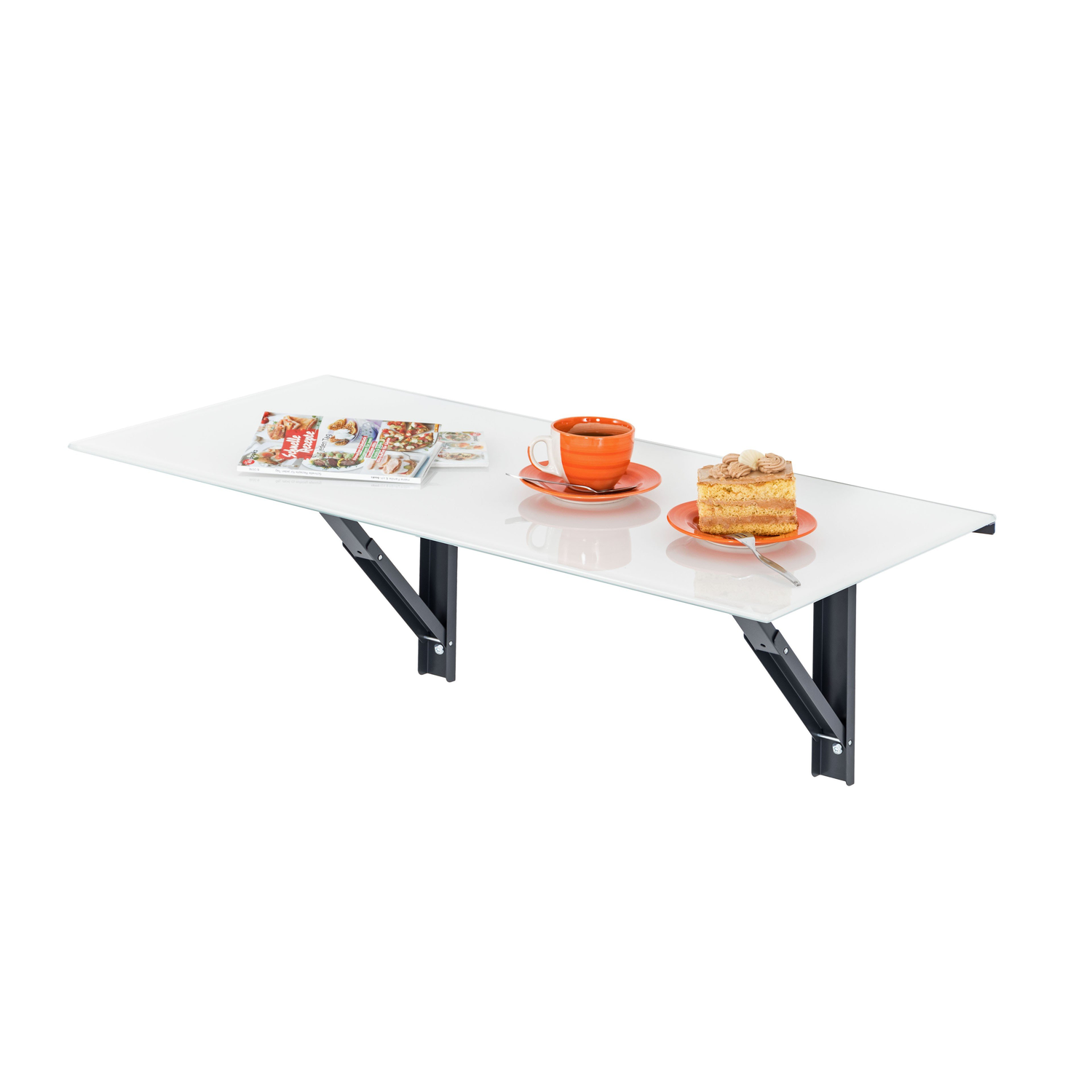 Vulcano table rabattable 120x50 blanc 