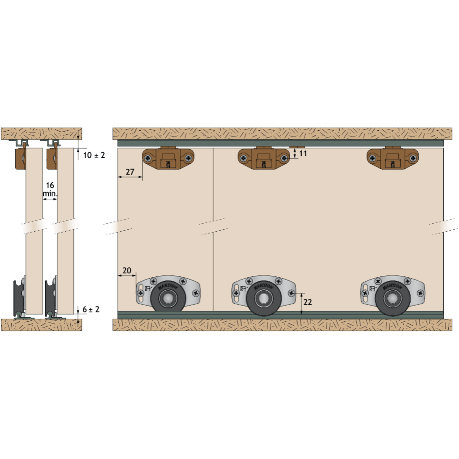 Pico 60 garniture de base