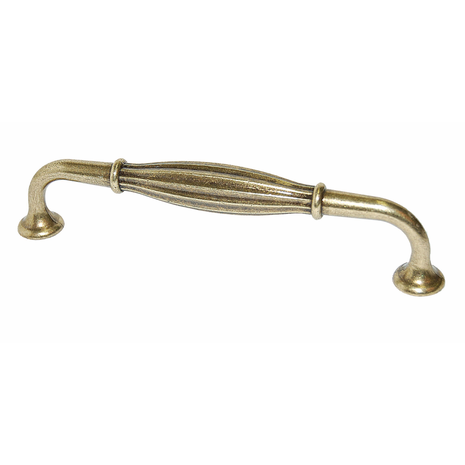 Poign 3409 dist.128mm bronze antique poignée romantic bf 128mm bronze antique
