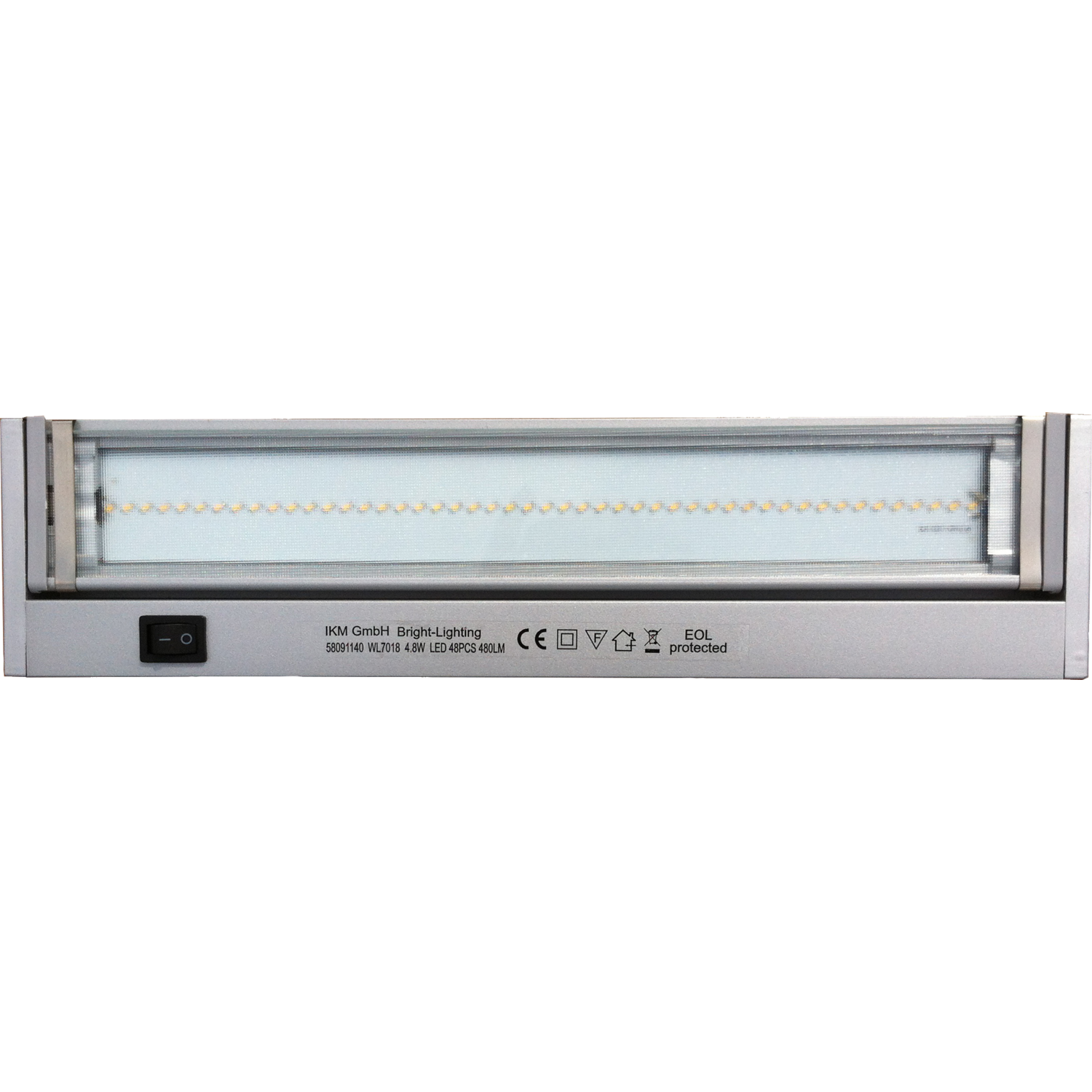 Éclairage led 8.4W rotatif à poser sous meuble avec interrupteur