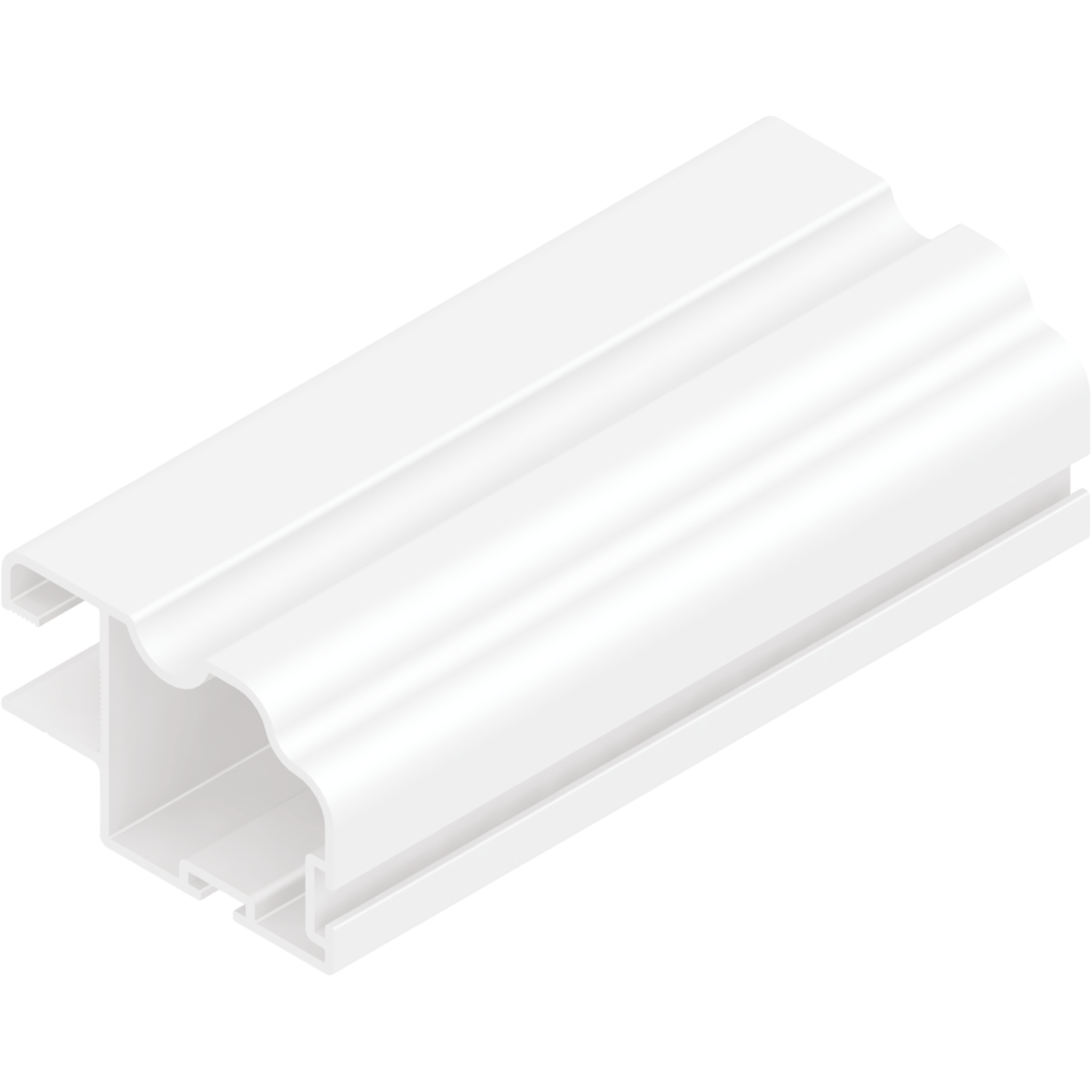 Profil vertical TR10ML Terra 2.6m alu blanc  