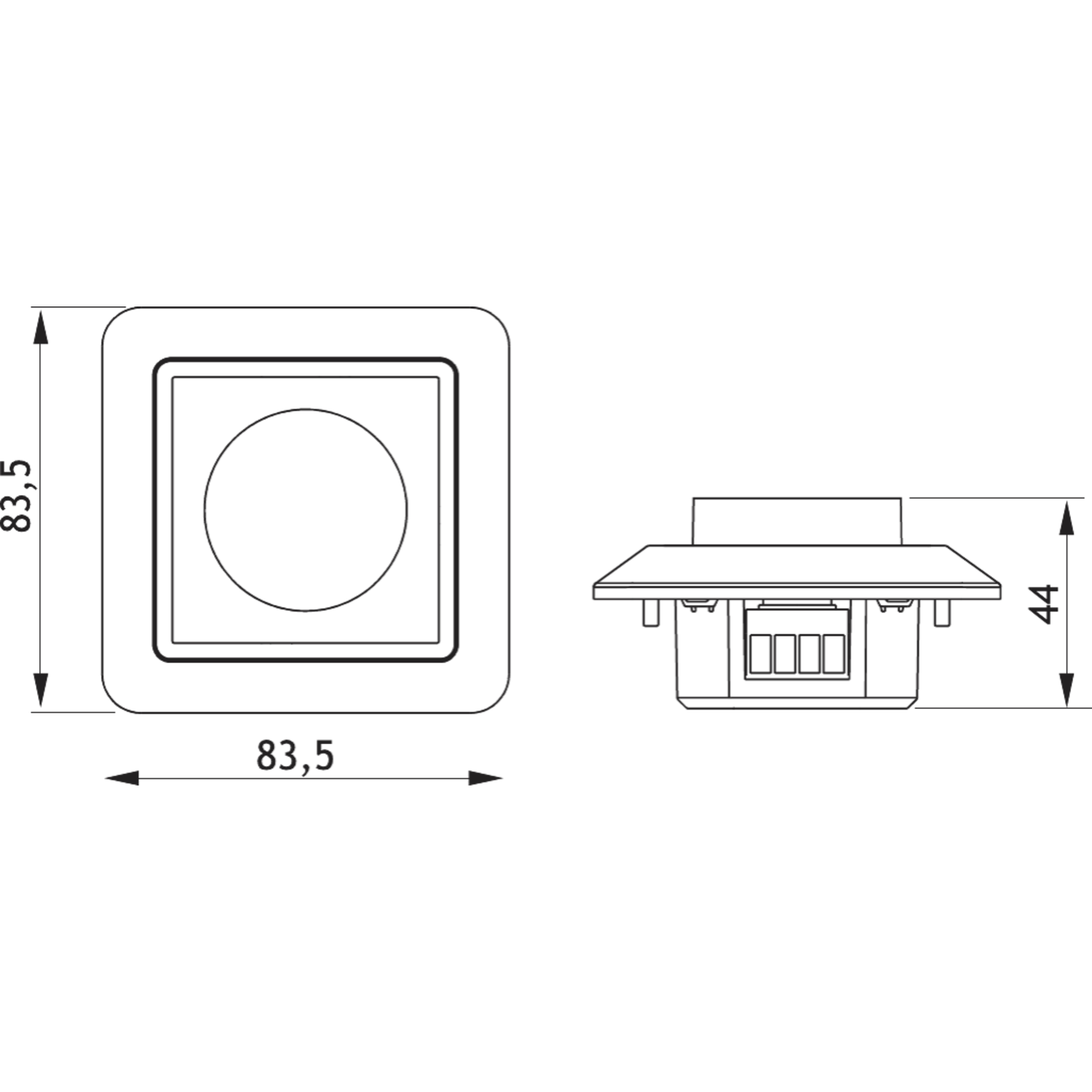 Elektransfo ds350 interupteur/dimmer minifiches 