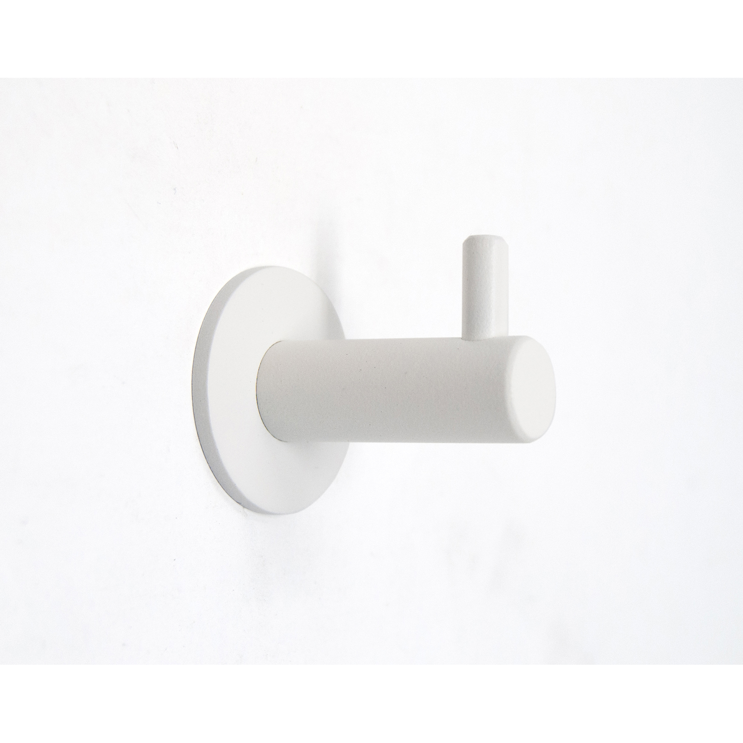 Porte-manteau rond blanc 
