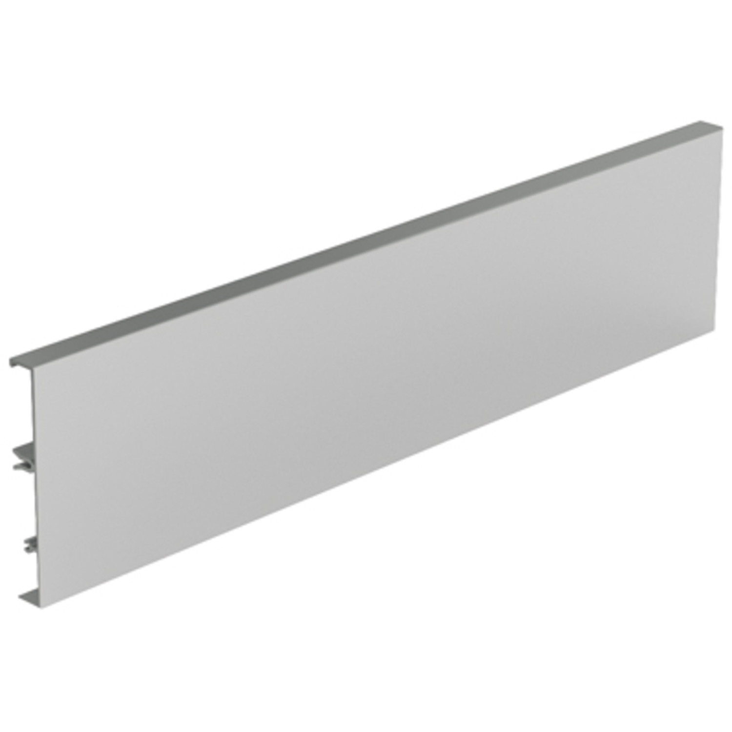 paroi arrière en aluminium ArciTech, 126 x 2000 mm, argent