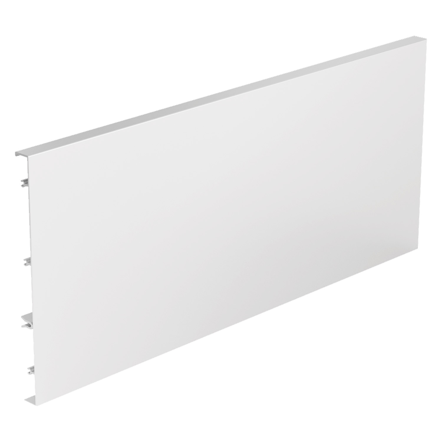 Aluminium achterwand ArciTech, 218 x 2000 mm, wit