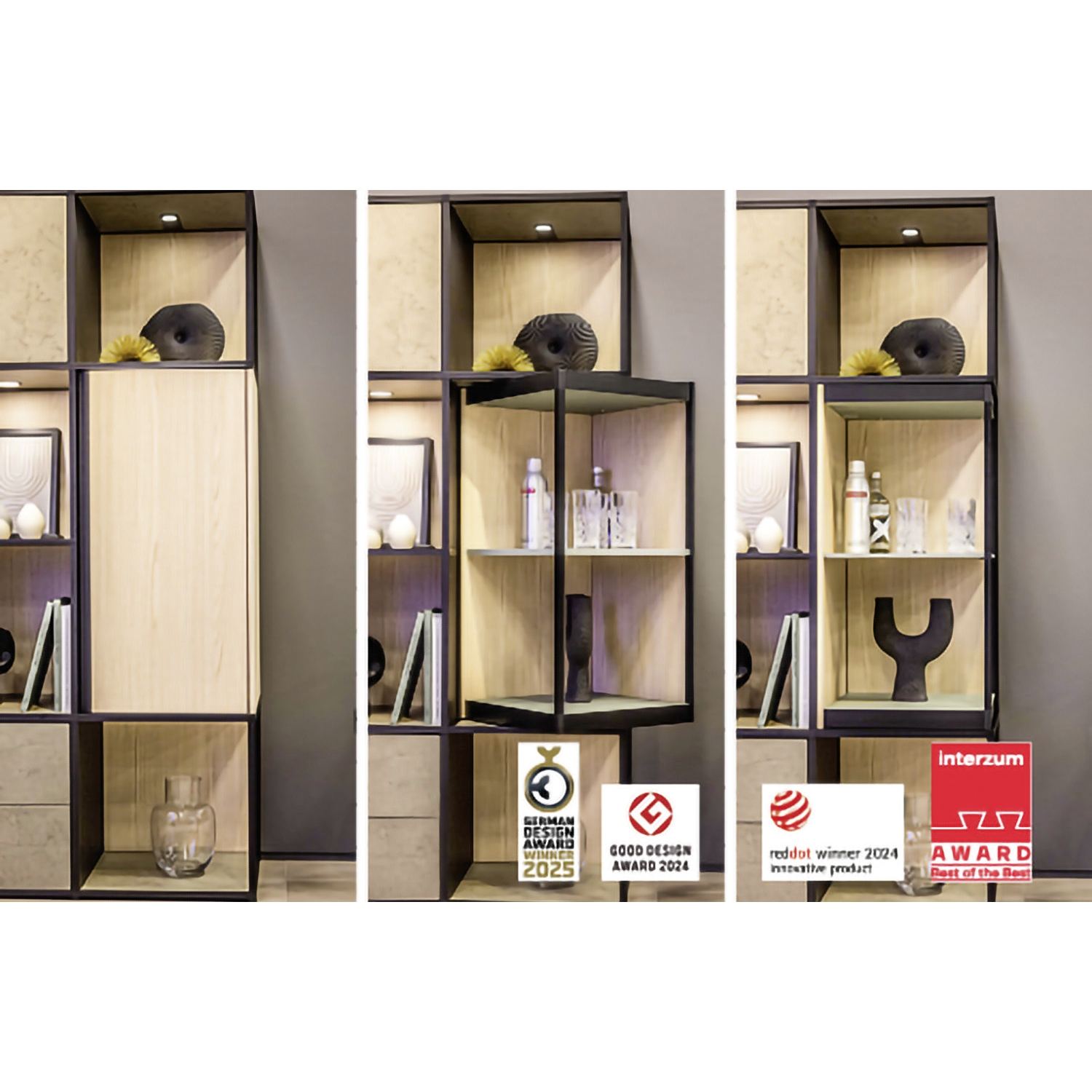 FurnSpin S avec Silent System, position de montage à droite