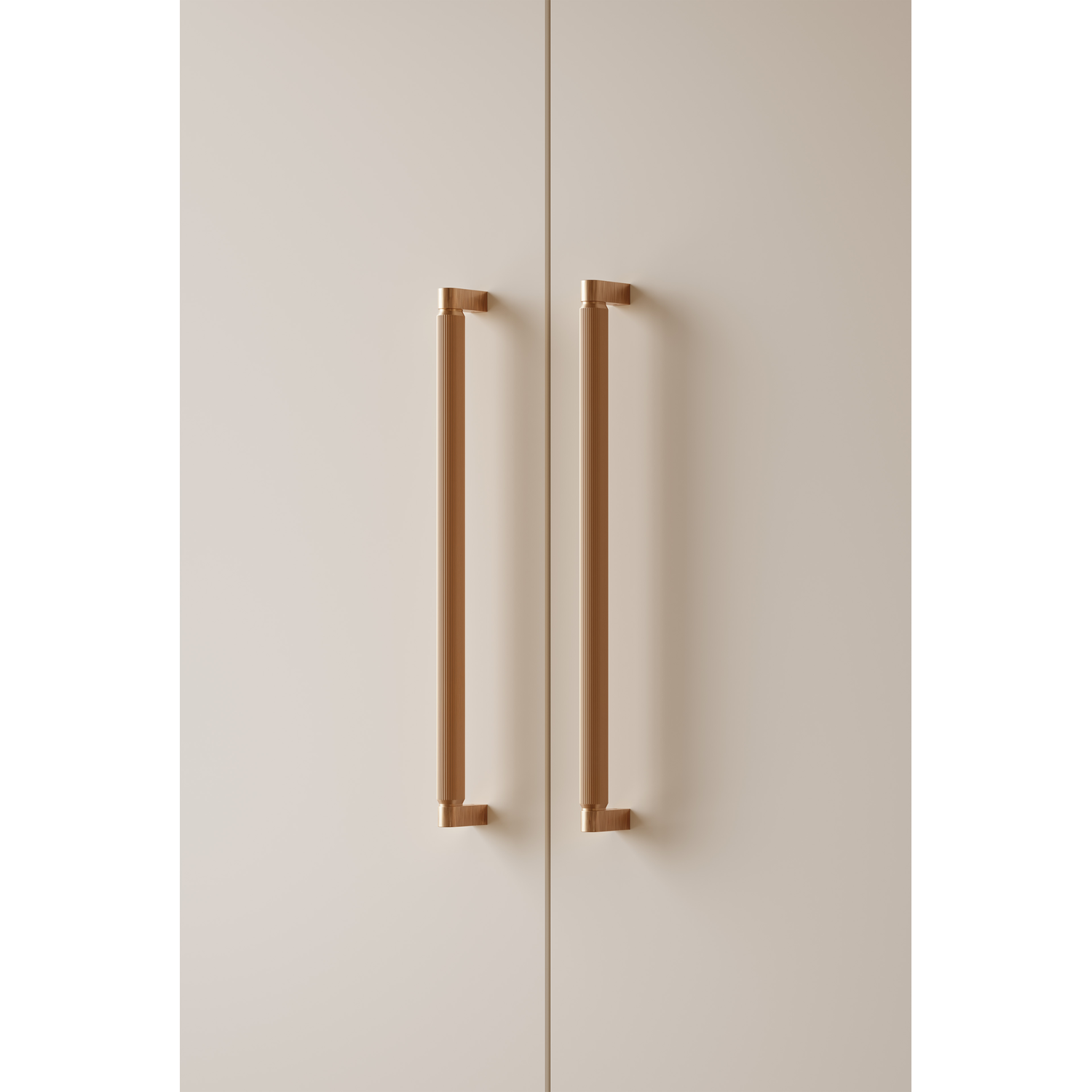 Greep BROOKLYN BIG BA448 L466 aluminium geborsteld zwart