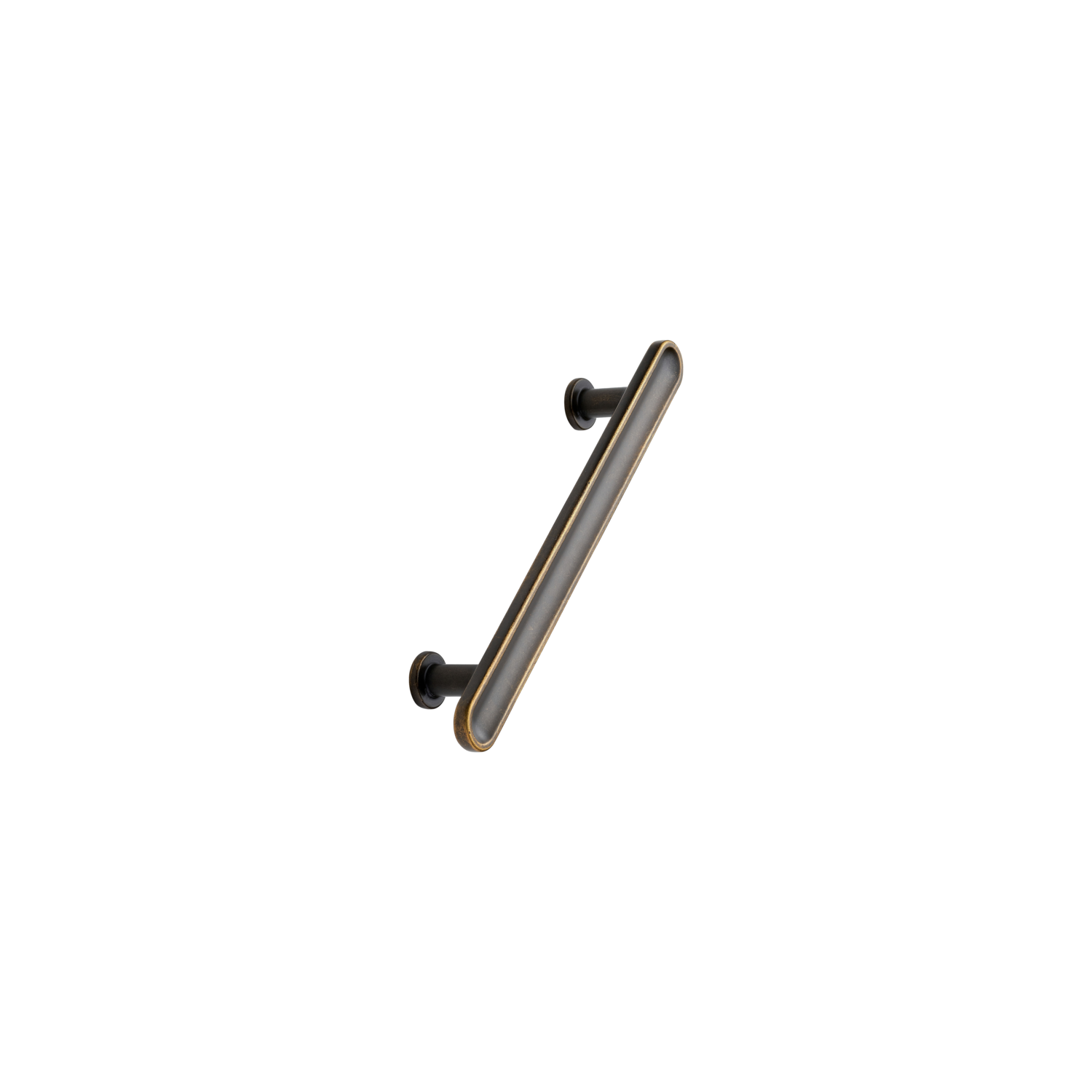 Greep chateau ba128 l180 zamak antiek bruin