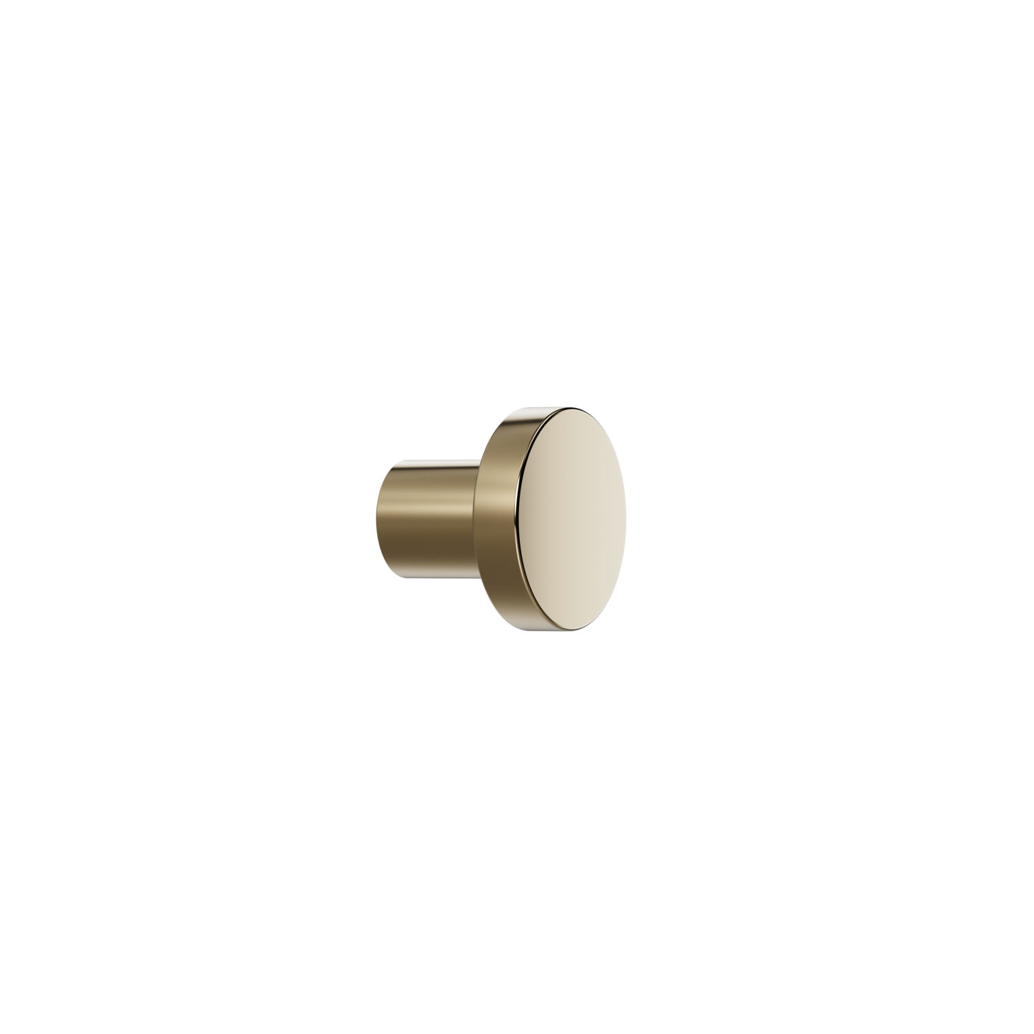 Bouton DOT Ø30 H26 Laiton doré poli 