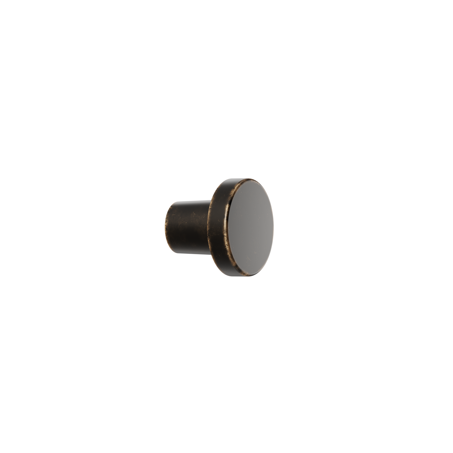 Bouton DOT Ø30 H26 zamac brun antique 