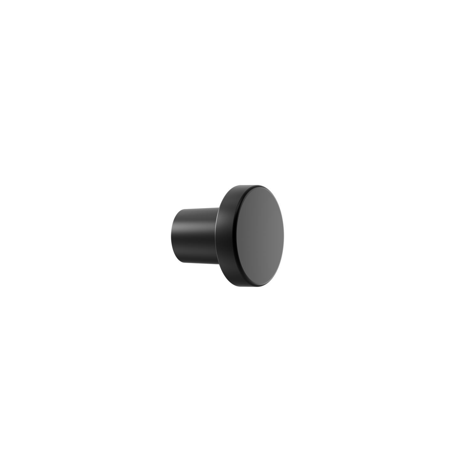 Bouton DOT Ø30 H26 zamac noir mat 
