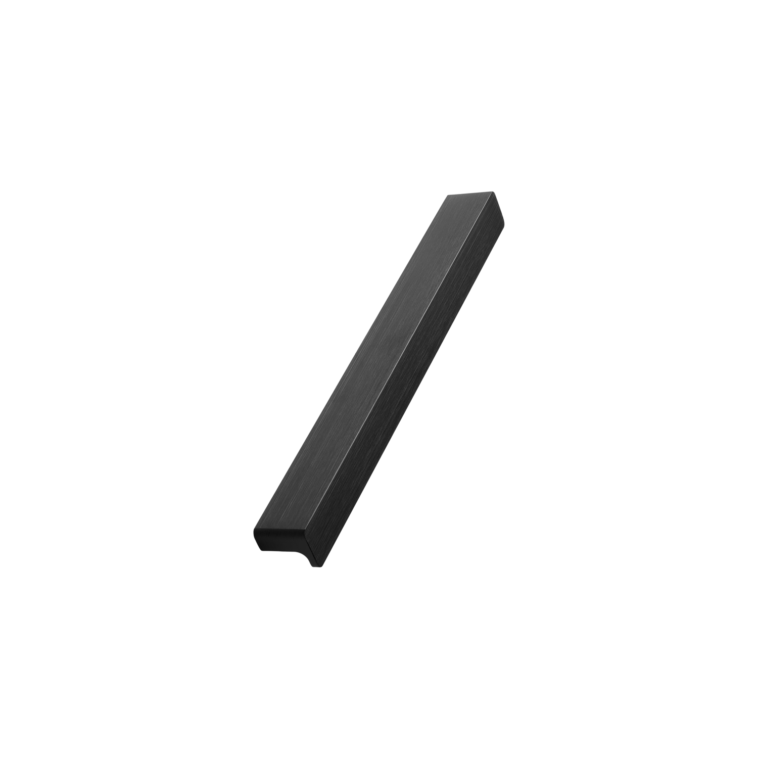 Poignée elan ea160 l200 alu brossé noir mat 