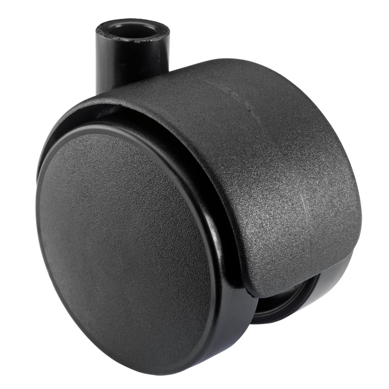 Roulettes doubles 50mm noir pour plaque container  
