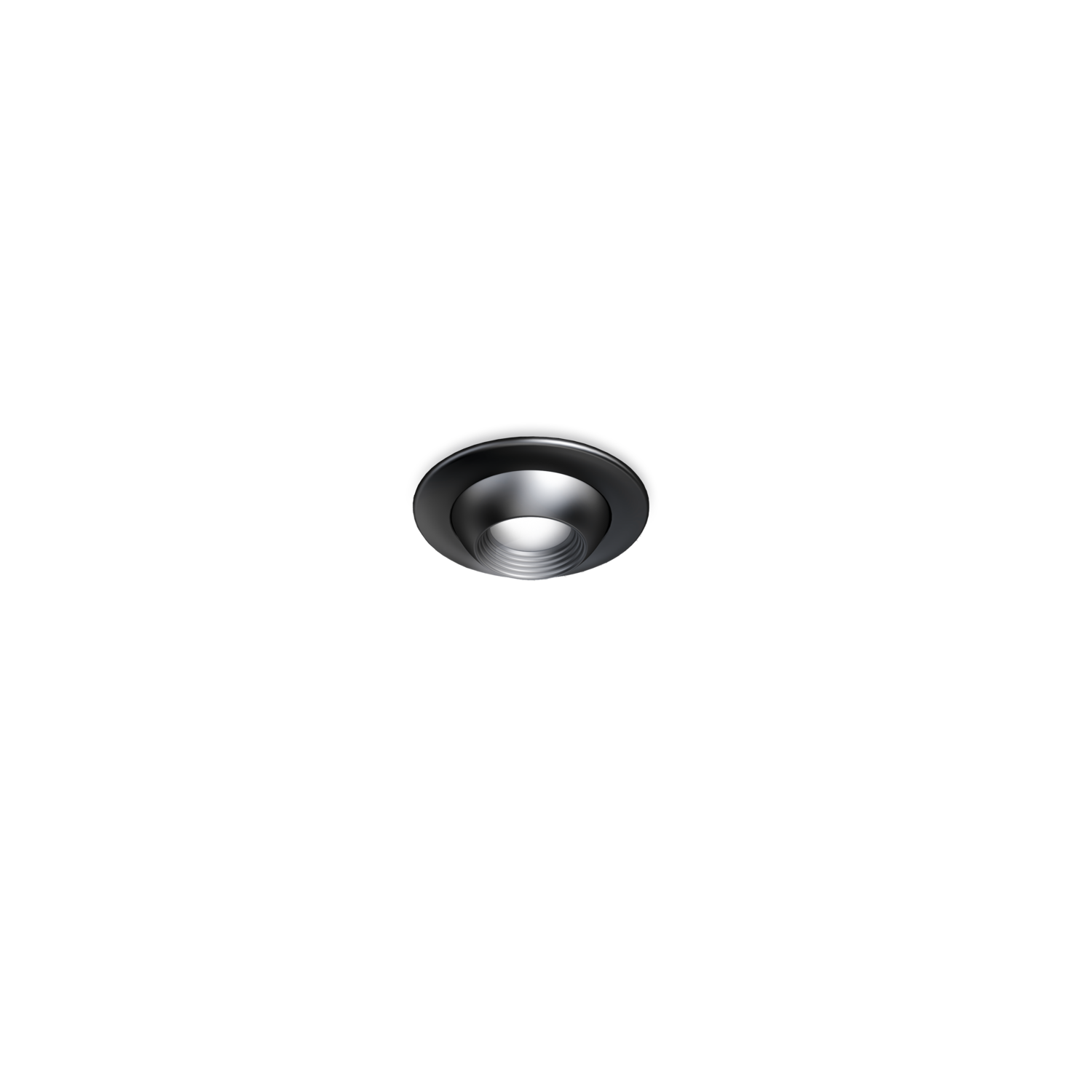 Led focus simple rond 24V 1W noir 