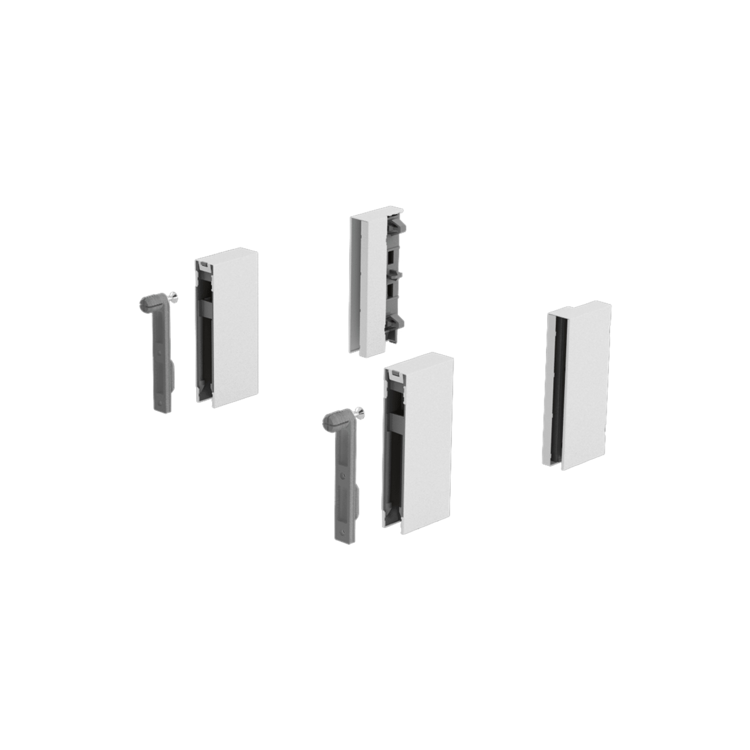 DesignSide adapter ArciTech, 92 mm / 92, wit, links en rechts