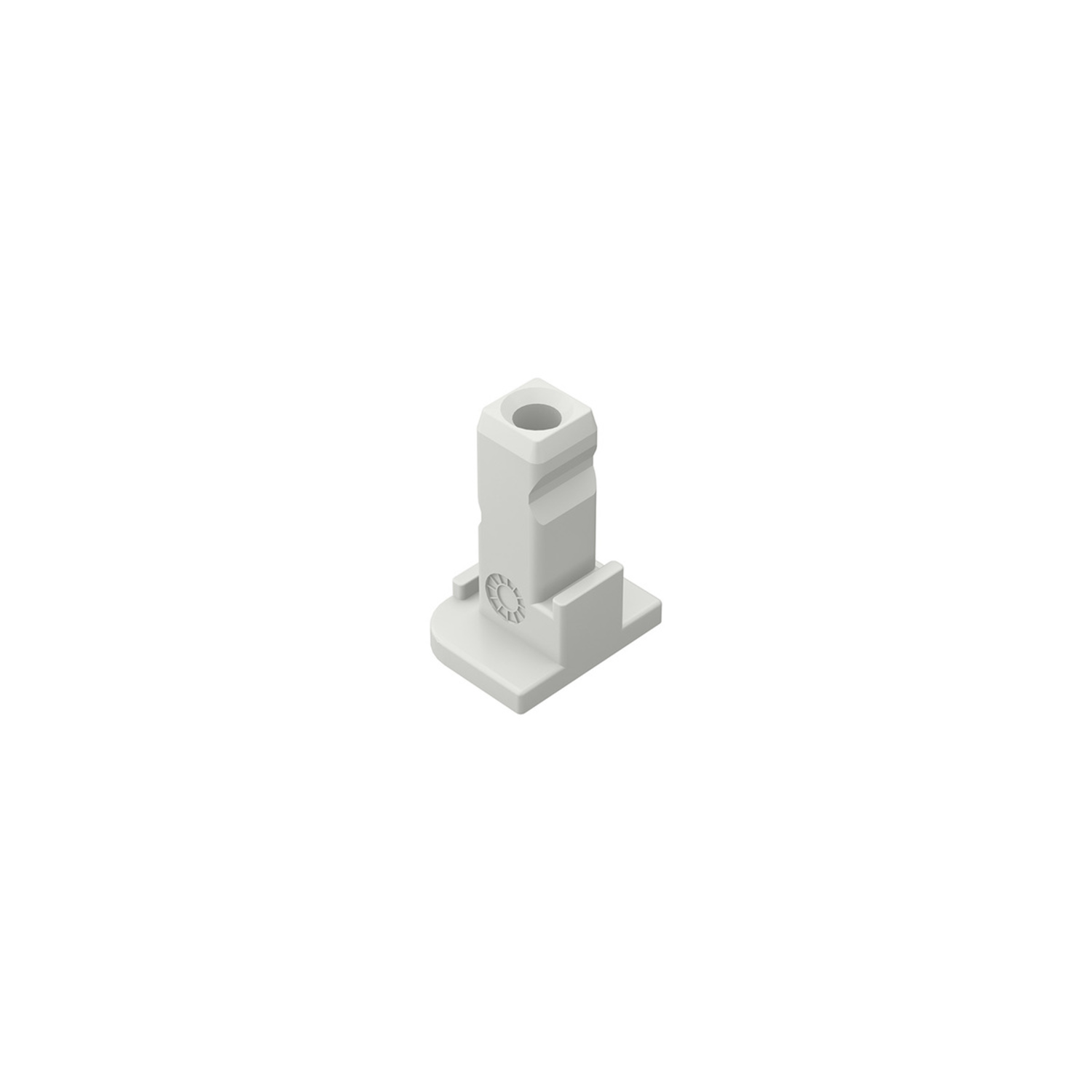 Adaptateurs pour le couvre-ferrure,  blanc mat