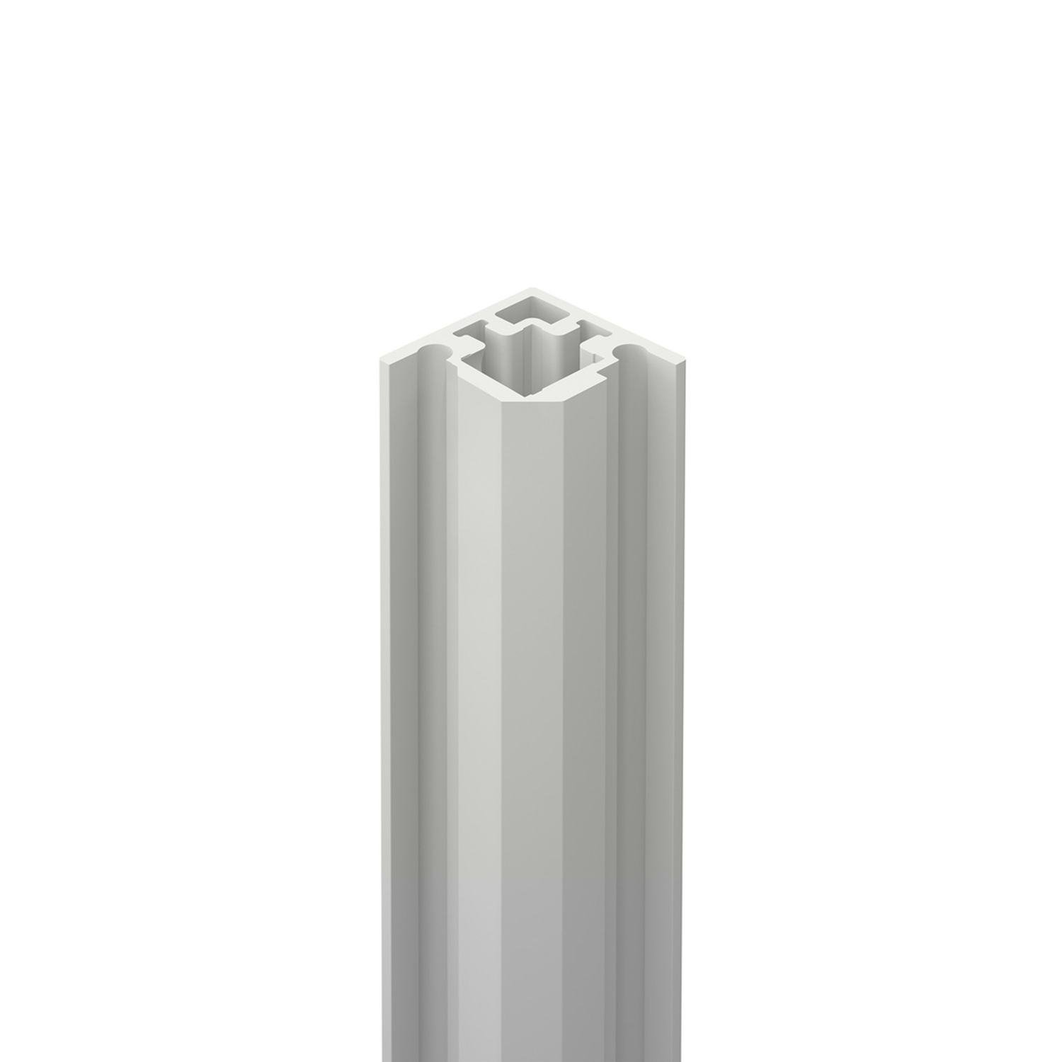 Profilé d’angle, verre,  noir mat