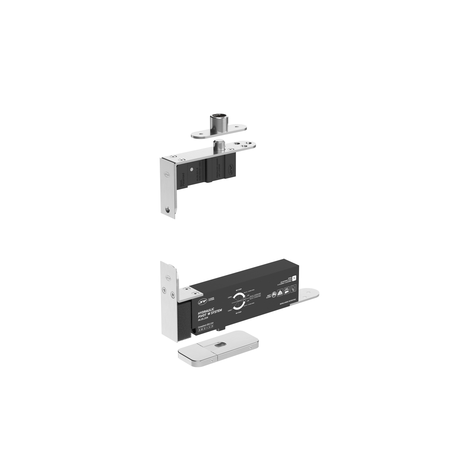 Pivot hydraulique 100 EDGE Inox
