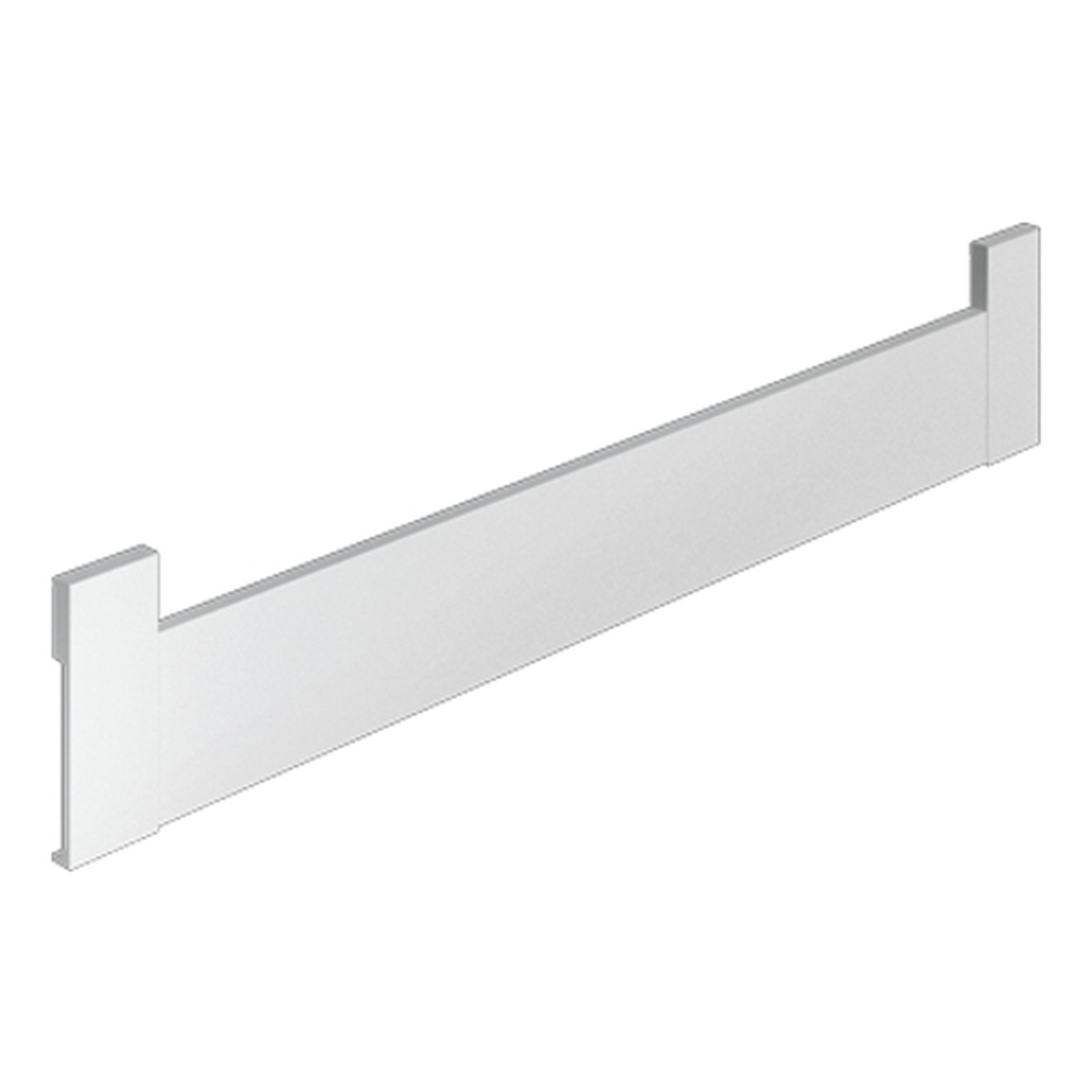 Front voor inliggende schuiflade ArciTech, 126 x 450 mm, wit