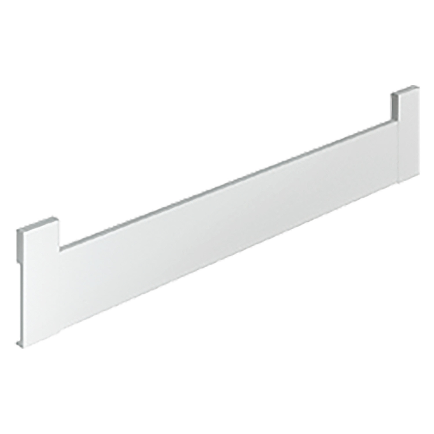 Front voor inliggende schuiflade ArciTech, 126 x 450 mm, wit