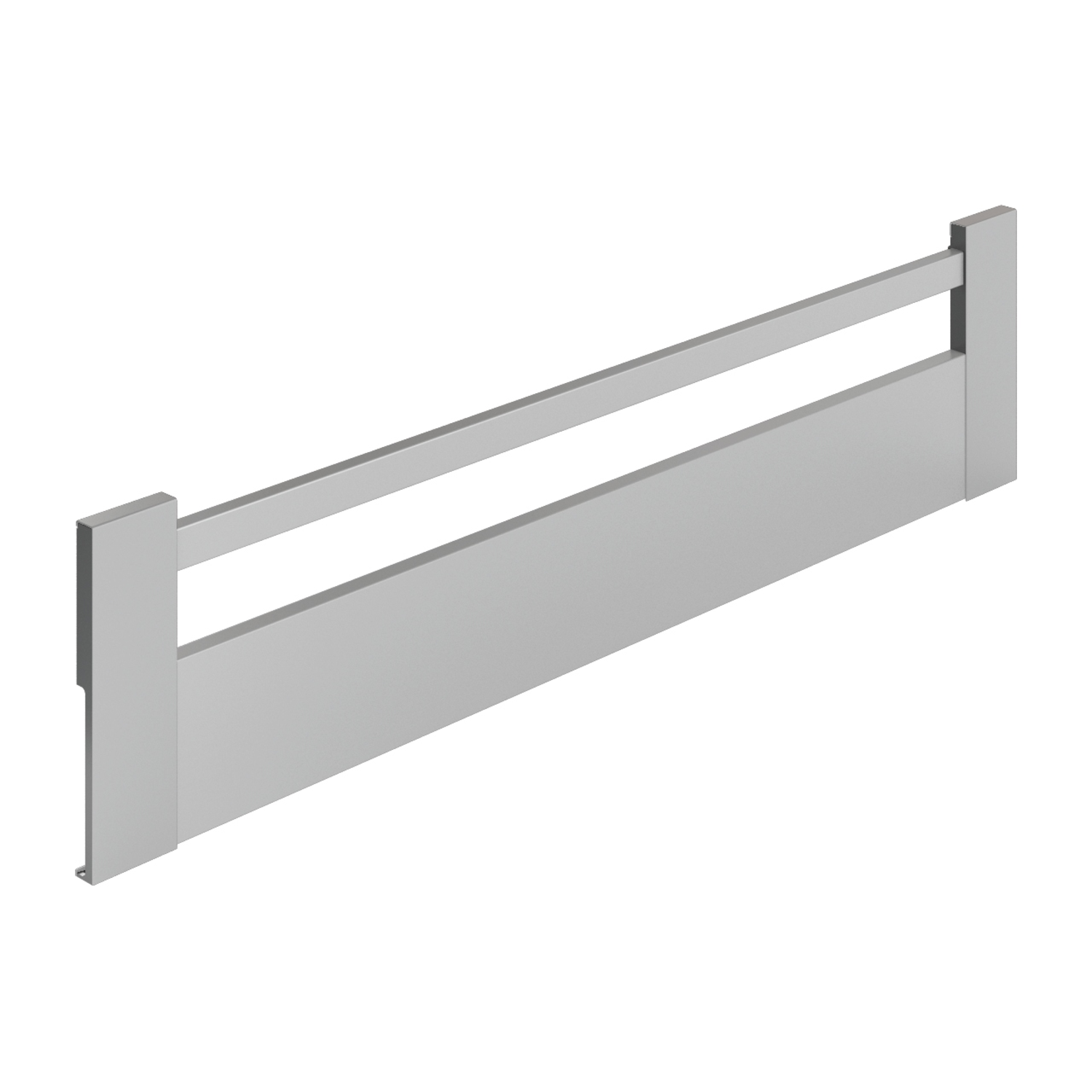 Façade pour tiroir à casseroles à l'anglaise ArciTech, 186 x 600 mm, argent