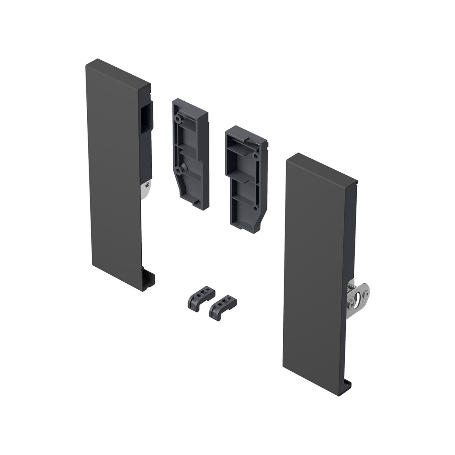 Raccord de façade ArciTech,  186 mm, anthracite