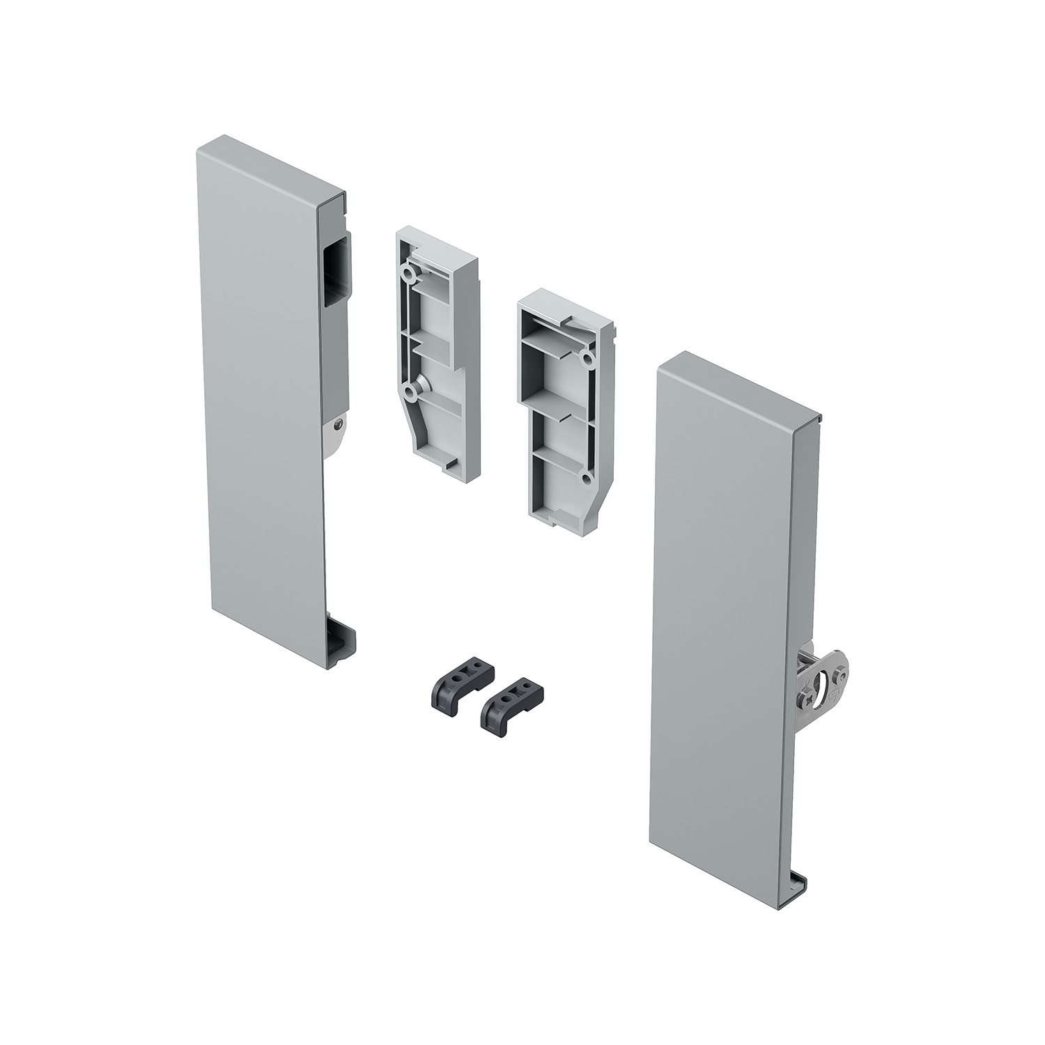 Verbinder voor front ArciTech, 186 mm, zilver