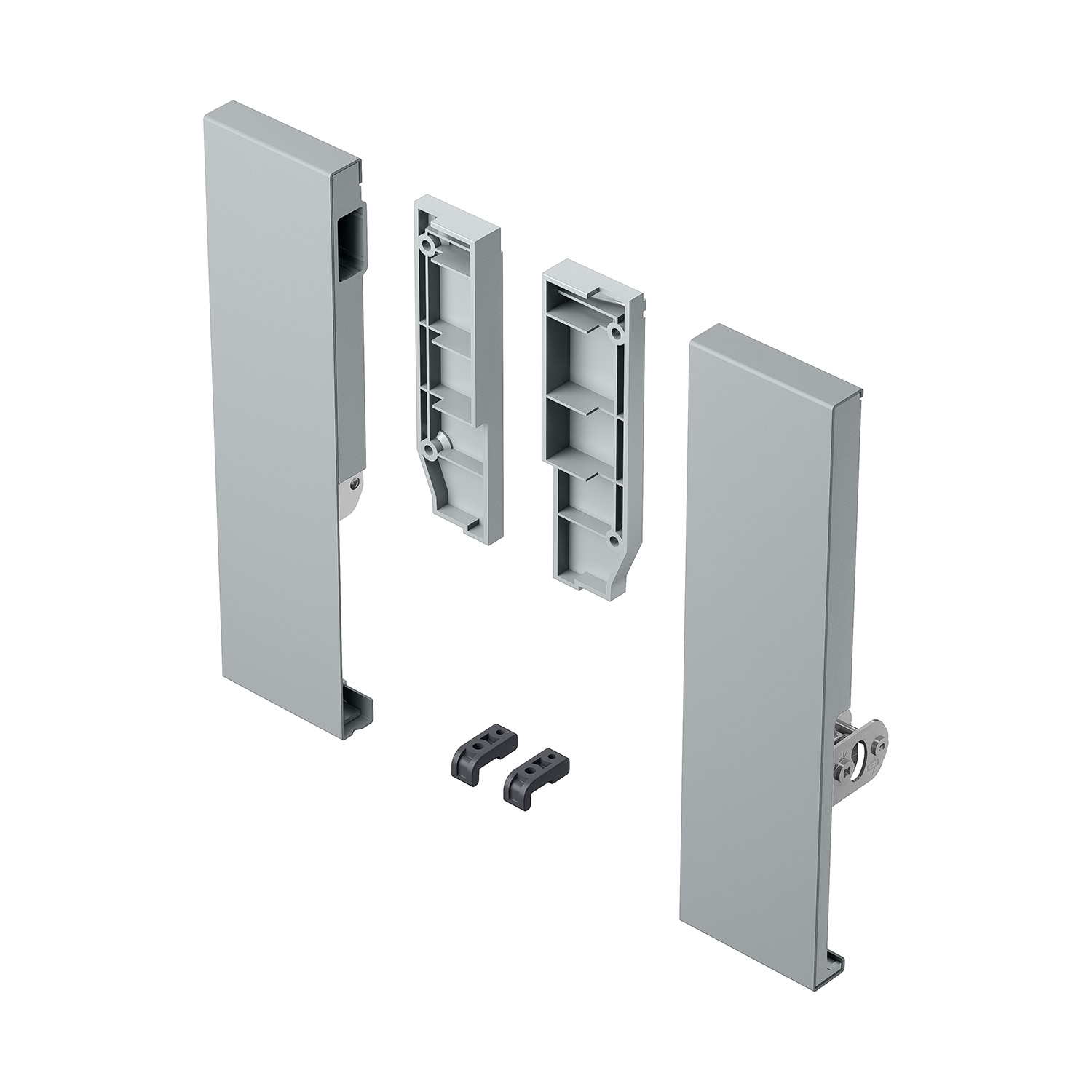 Raccord de façade ArciTech, 218 mm, argent