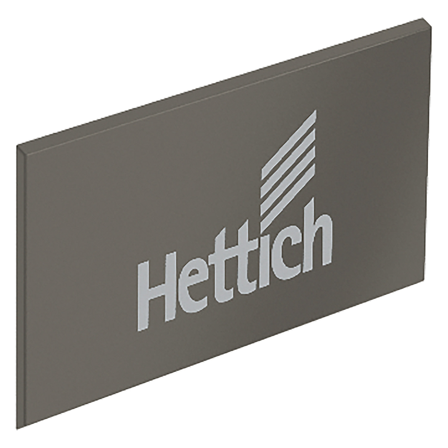 ArciTech Cache, gris quartz avec logo Hettich