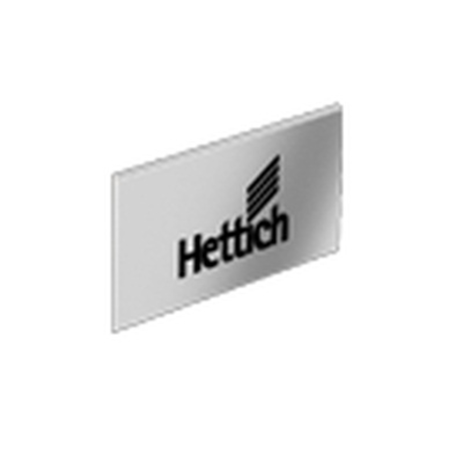 ArciTech Afdekkap, chroomkleurig met Hettich logo
